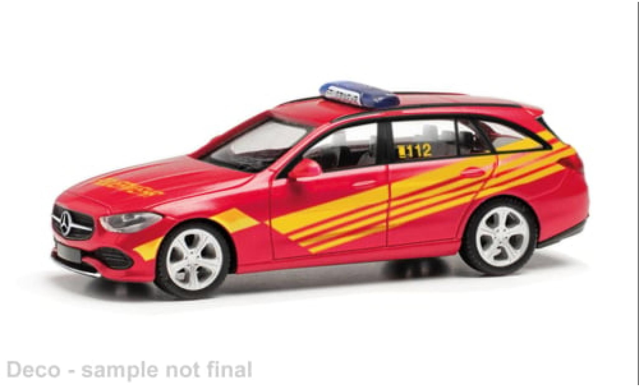 Mercedes Classe C 1/87 Herpa T-Modell Brandweer 1:87 modelauto