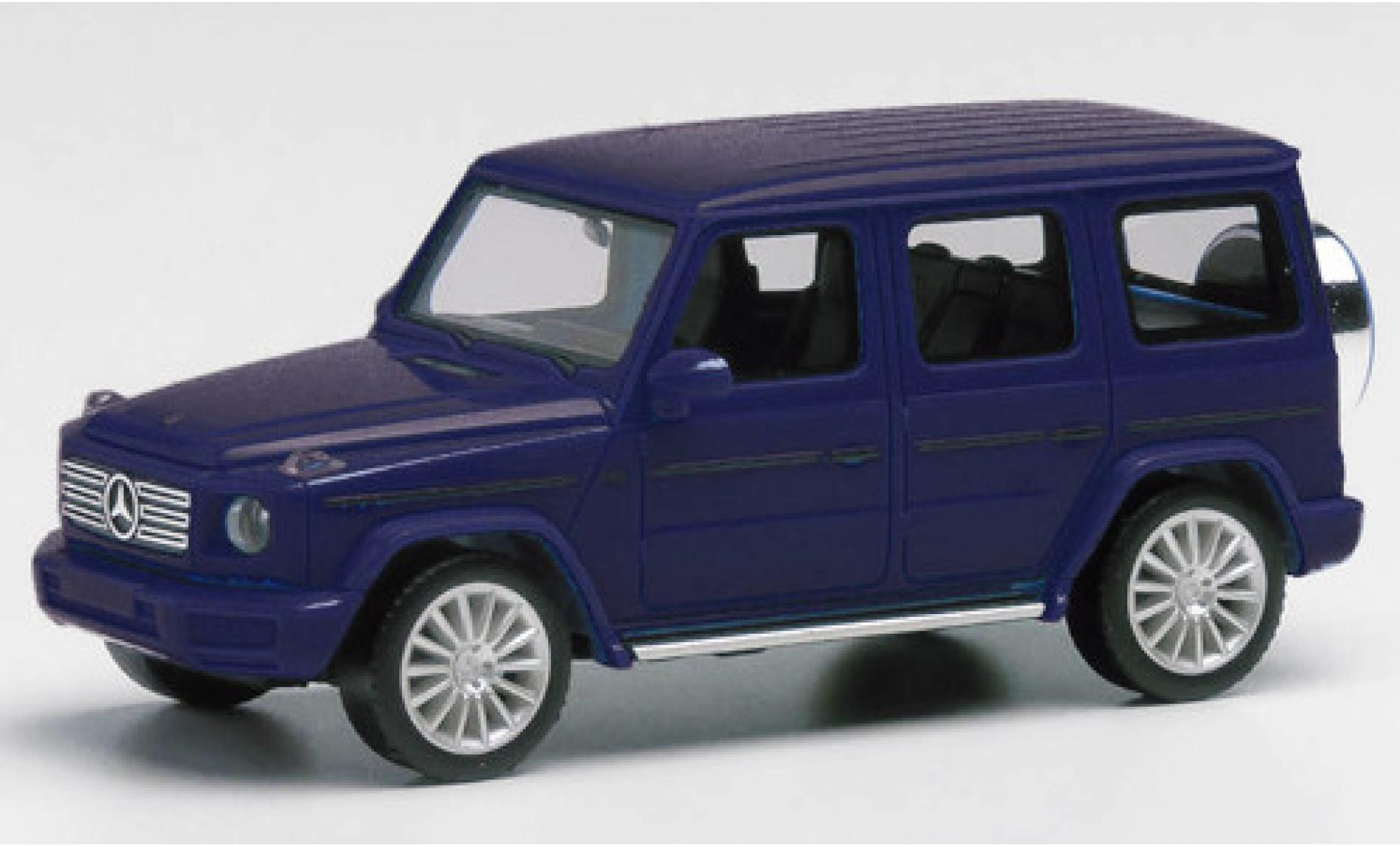 Mercedes Classe G 1/87 Herpa metallic blauw avec AMG-jantes modelauto