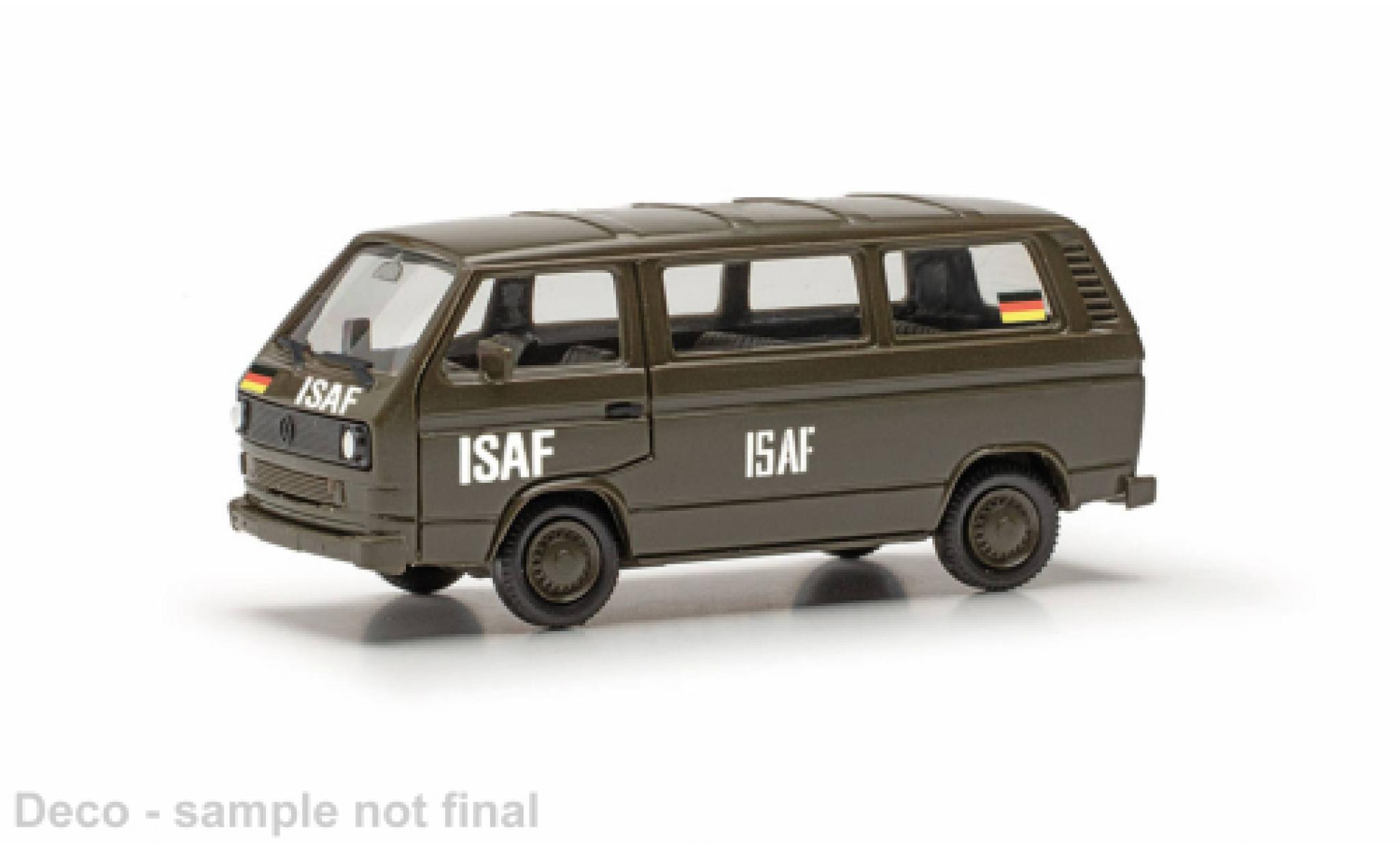 Volkswagen T3 1/87 Herpa Military bus ISAF modelauto