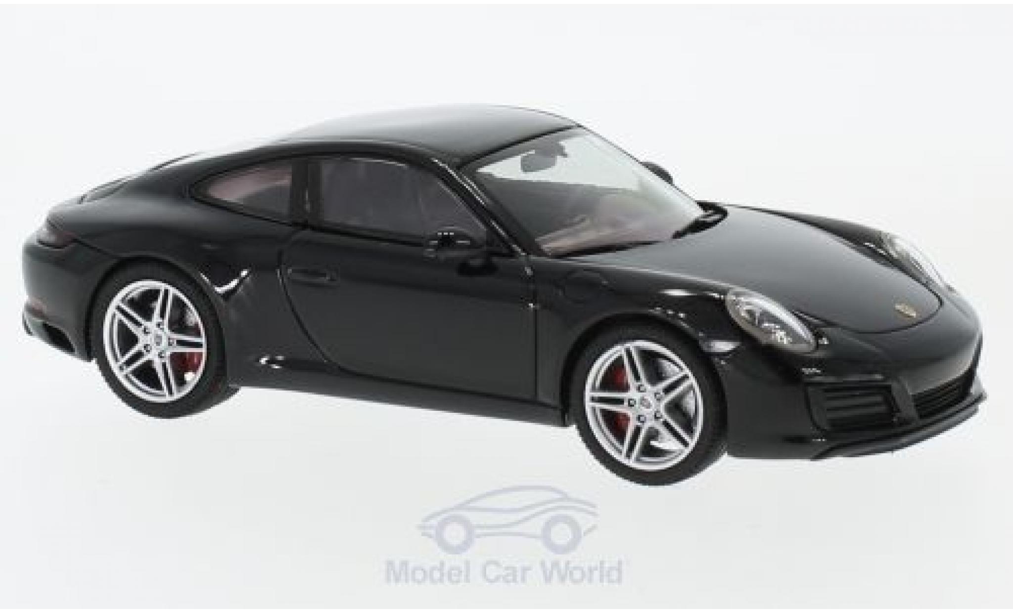 Porsche 991 SC 1/43 Herpa 911 (/2) Carrera zwart modelauto