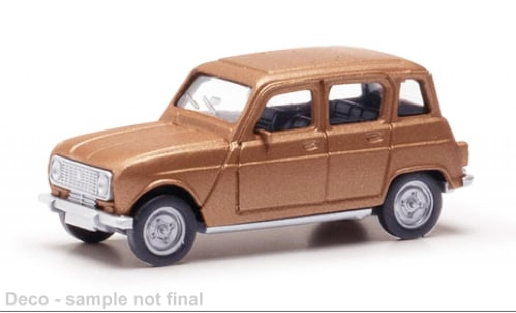 Renault 4 1/87 Herpa R metallic beige 1:87 modelauto