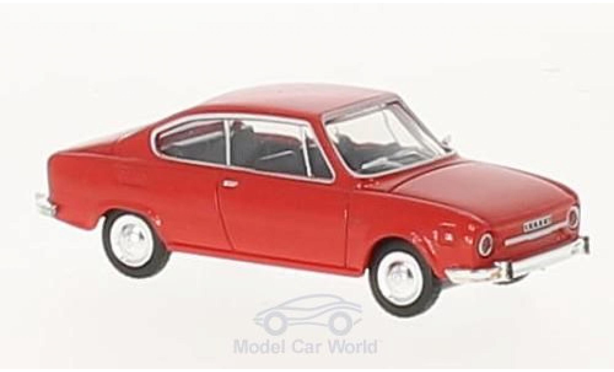 Skoda 110 1/87 Herpa R rood modelauto