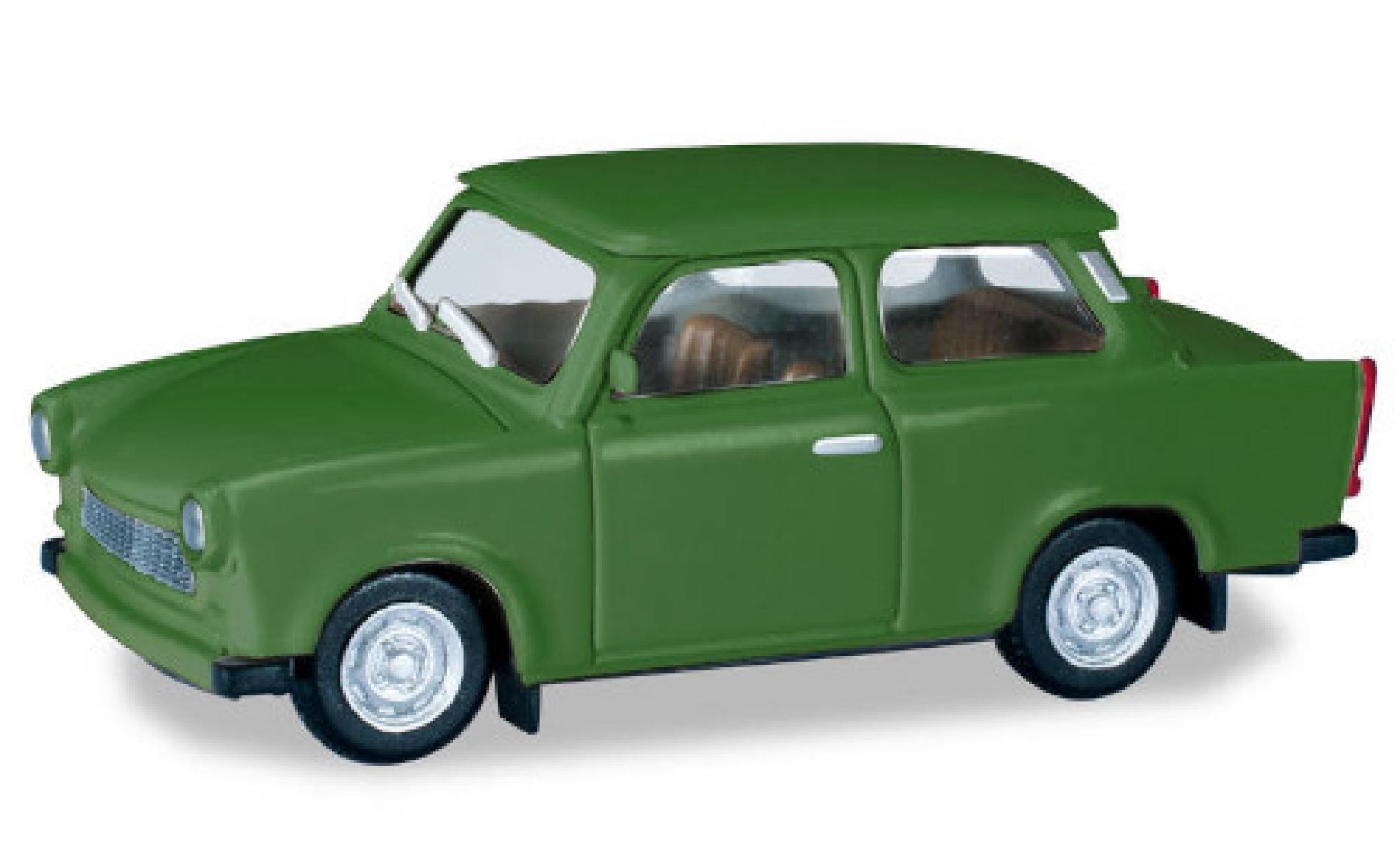 Trabant 601 1/87 Herpa groen modelauto