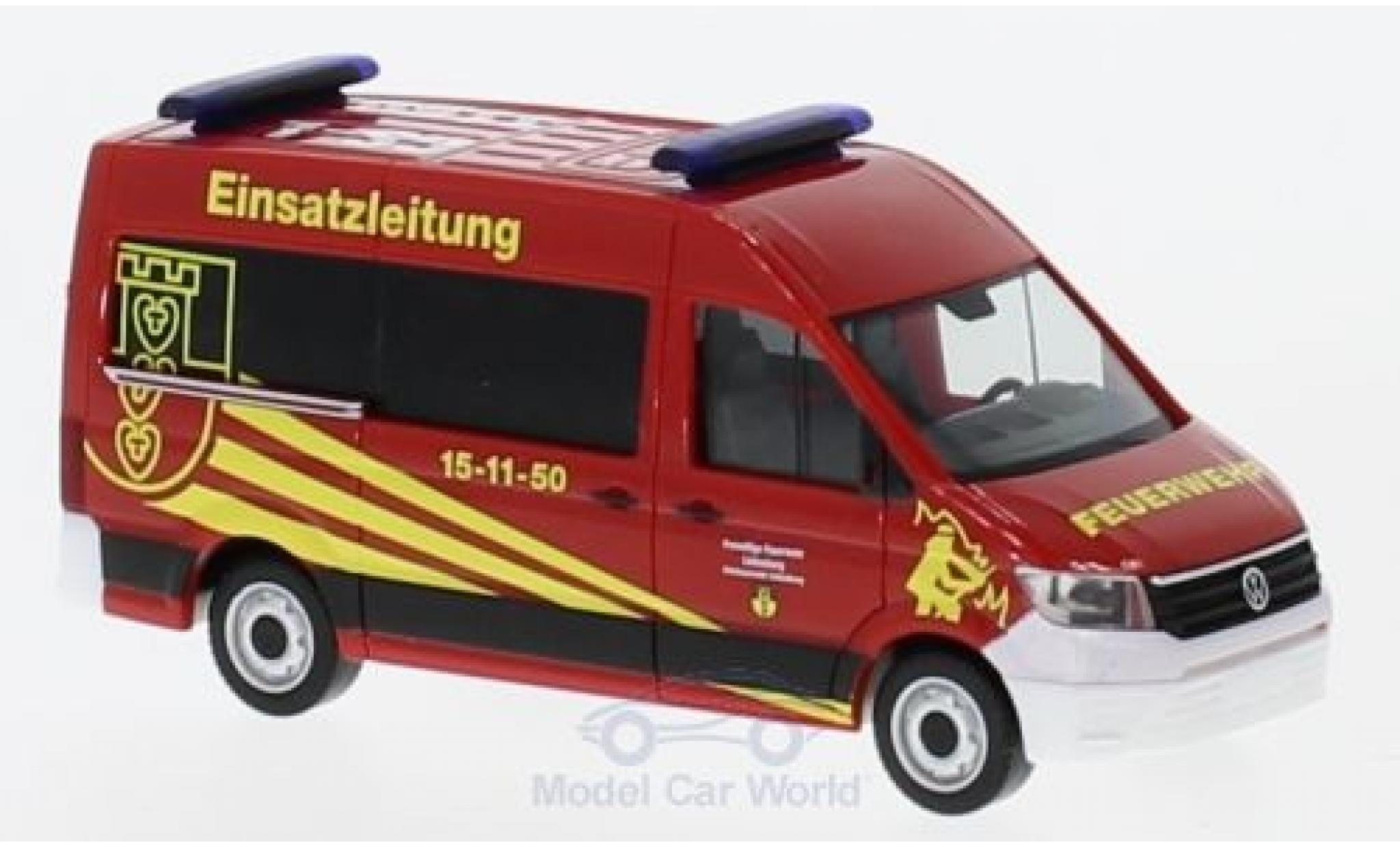 Volkswagen Crafter 1/87 Herpa Bus HD ELW Brandweer Liebenburg/Goslar modelauto