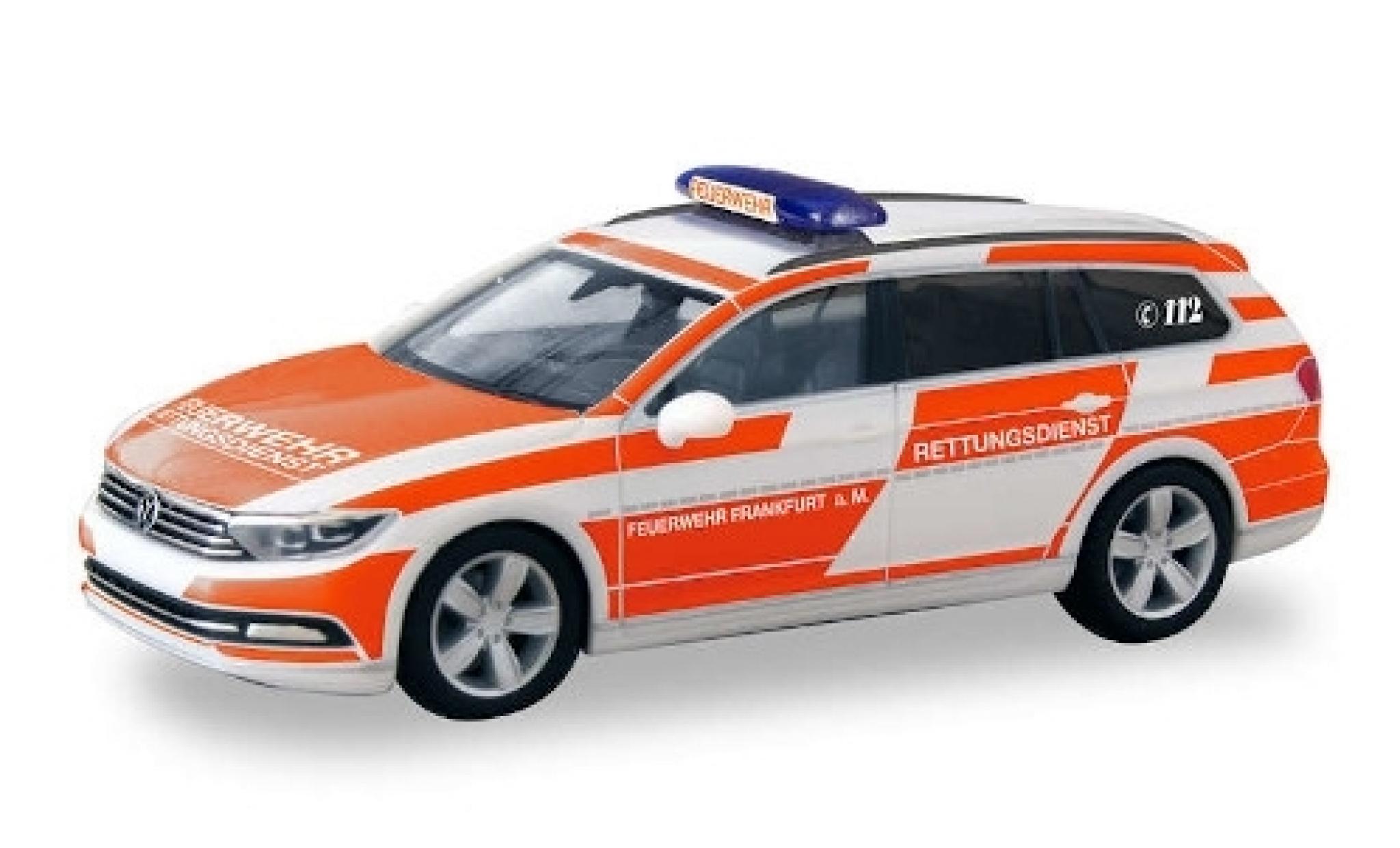 Volkswagen Passat 1/87 Herpa Variant RTW Brandweer Frankfurt / Main modelauto
