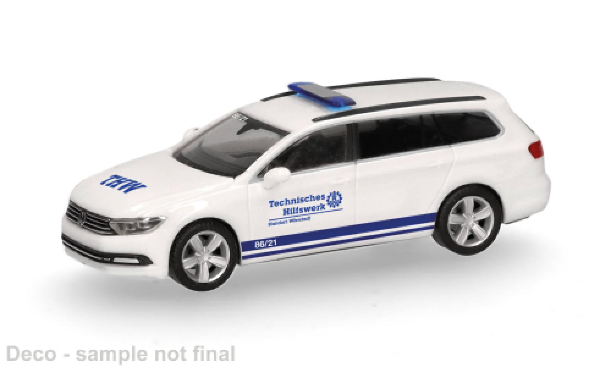 Volkswagen Passat 1/87 Herpa Variant THW W&ouml;rrstadt 1:87 modelauto