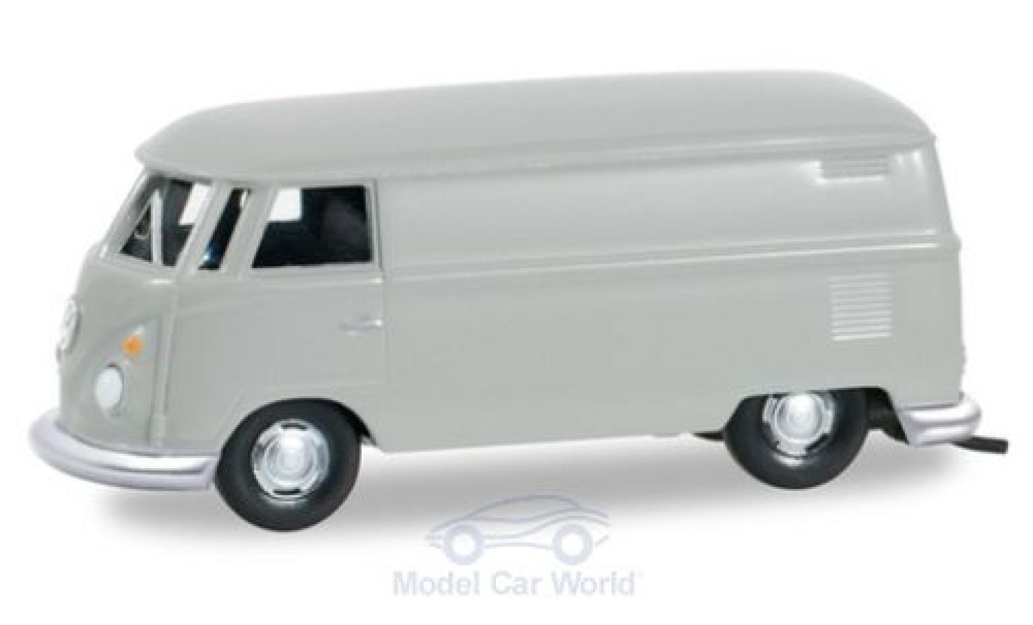 Volkswagen T1 1/87 Herpa Bestelwagen grijs modelauto