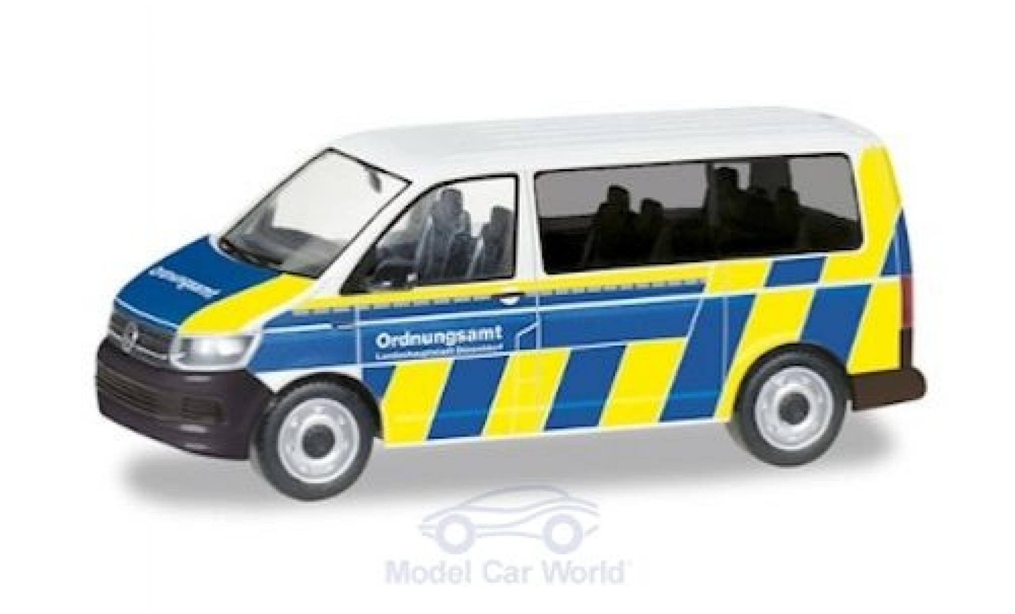 Volkswagen T6 1/87 Herpa Bus Ordnungsamt D&uuml;sseldorf modelauto