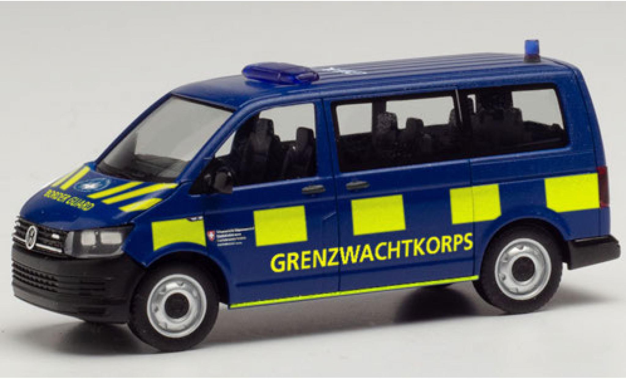 Volkswagen T6 1/87 Herpa Bus Schweizer Grenzwachtkorps modelauto
