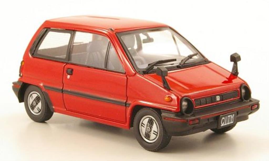 Honda City 1/43 Ebbro rood 1981 modelauto