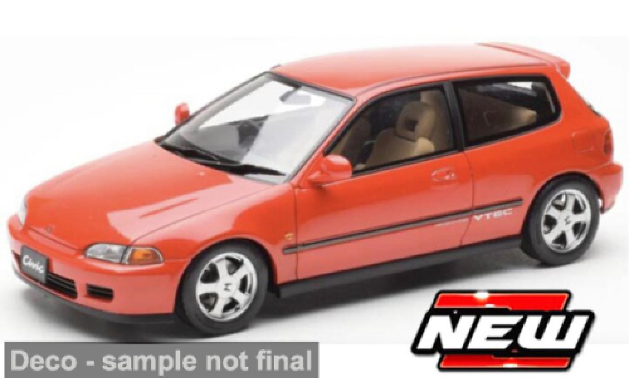 Honda Civic 1/24 Maisto EG6 rood 1993 1:24 modelauto