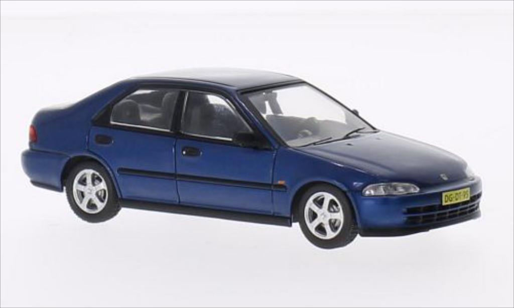 Honda Civic 1/43 IXO LSi (EG9) metallic blauw 1992 modelauto