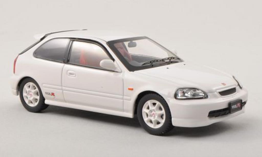 Honda Civic 1/43 Ebbro Type R (EK9) wit RHD fruhe Ausfuhrung modelauto