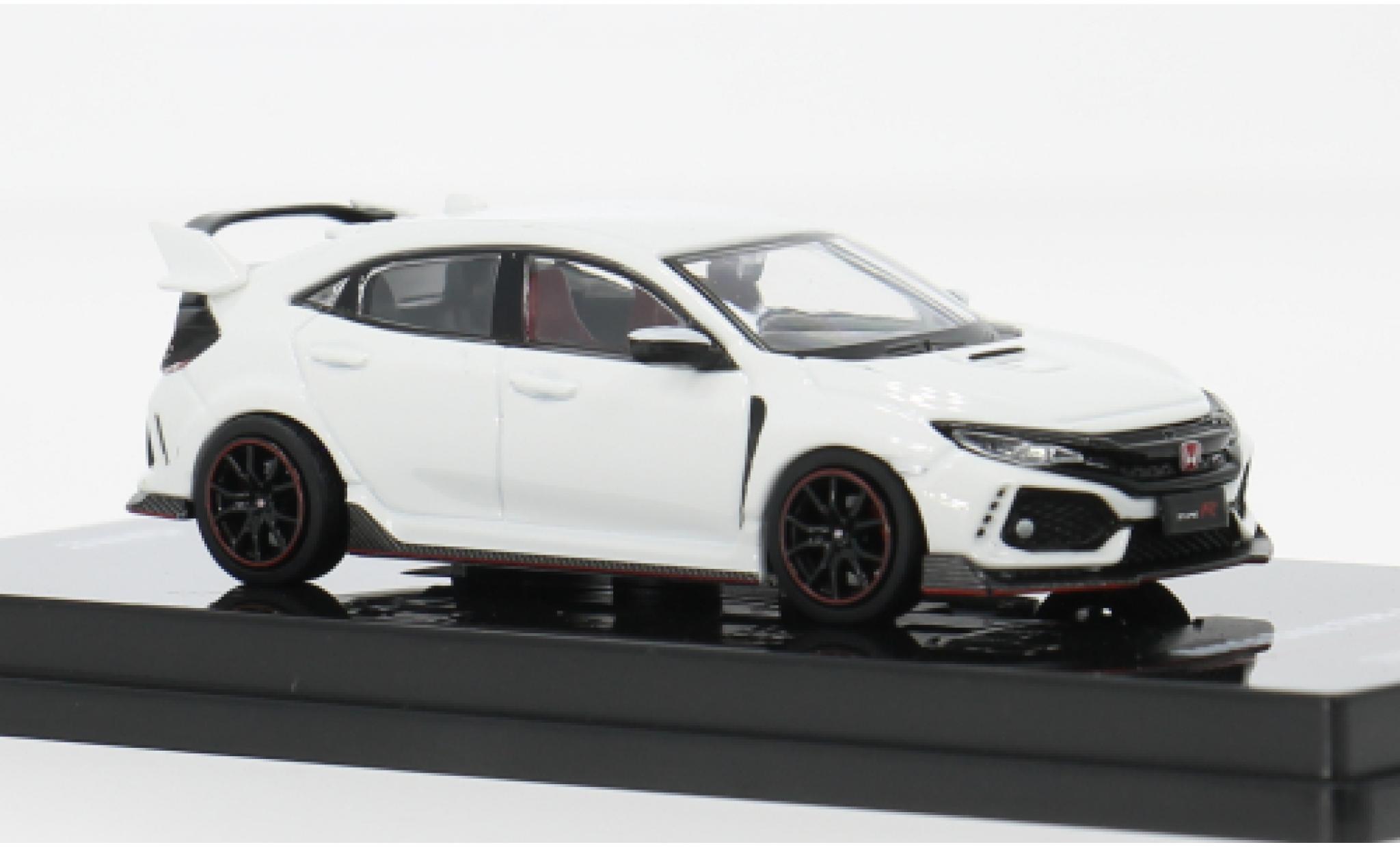Honda Civic 1/64 INNO64 Type R (FK8) wit 2017 1:64 modelauto
