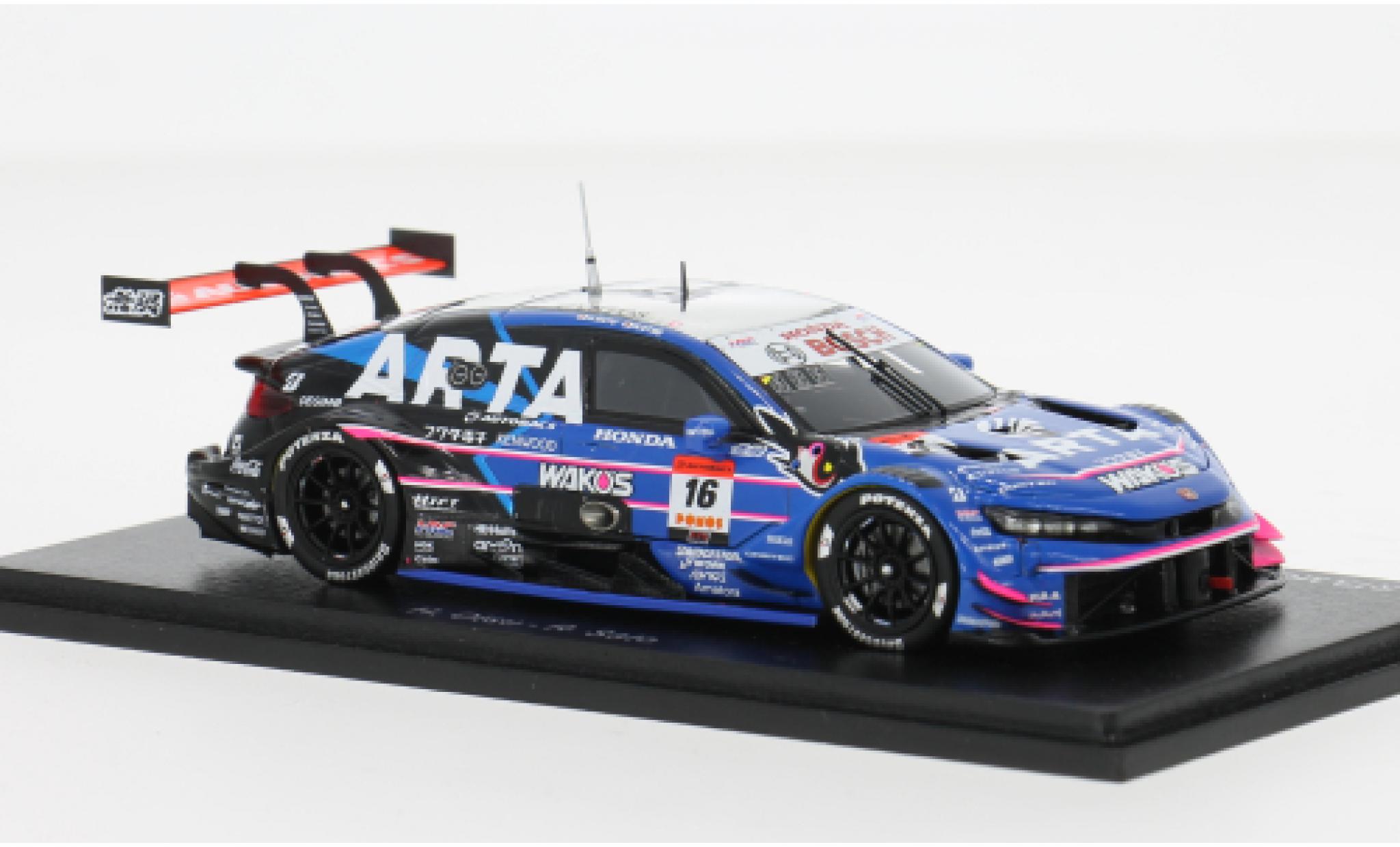 Honda Civic 1/43 Spark Type R-GT GT500 Super GT 2025 #16 H.Otsu/R.Sato 1:43 modelauto