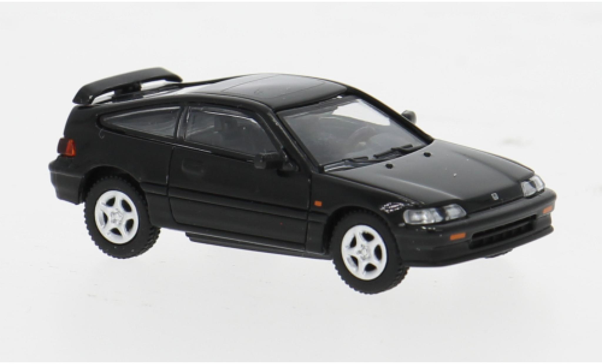 Honda CR-X 1/87 Minichamps MK2 zwart 1:87 modelauto