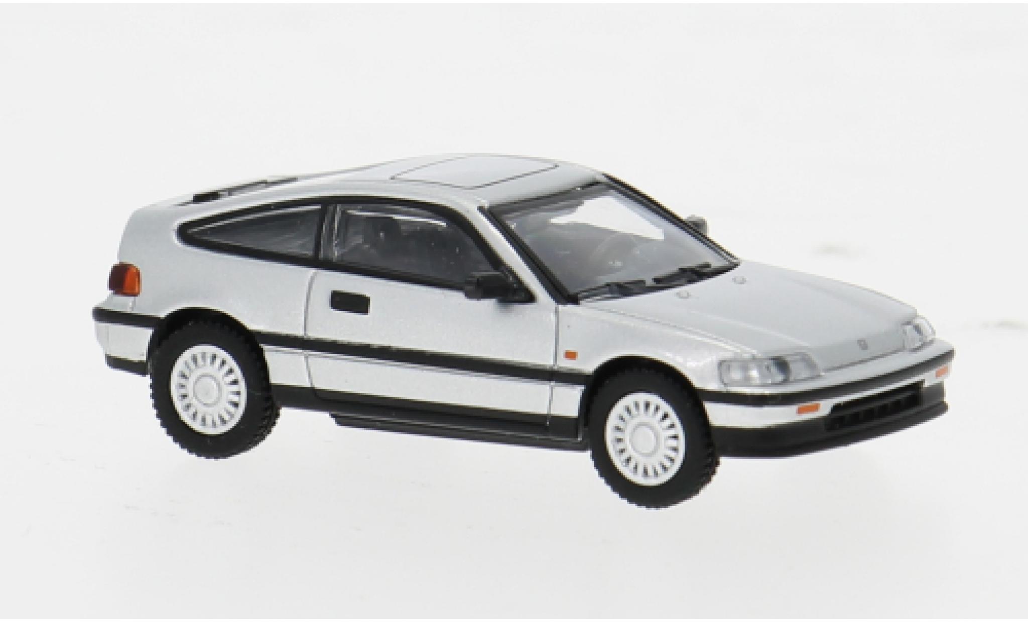 Honda CR-X 1/87 Minichamps MK2 grijs 1987 1:87 modelauto
