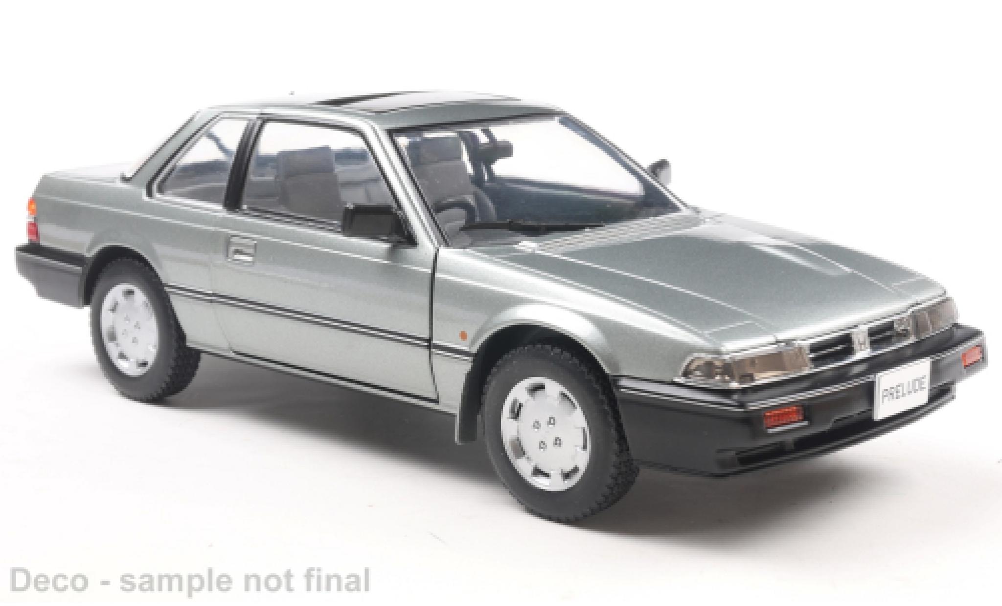 Honda Prelude 1/24 WhiteBox grijs 1:24 modelauto