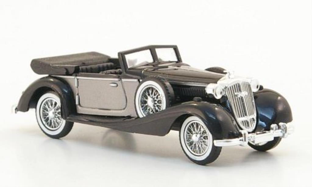Horch 853 1/87 Busch zwart/grijs-grijs 1933 modelauto