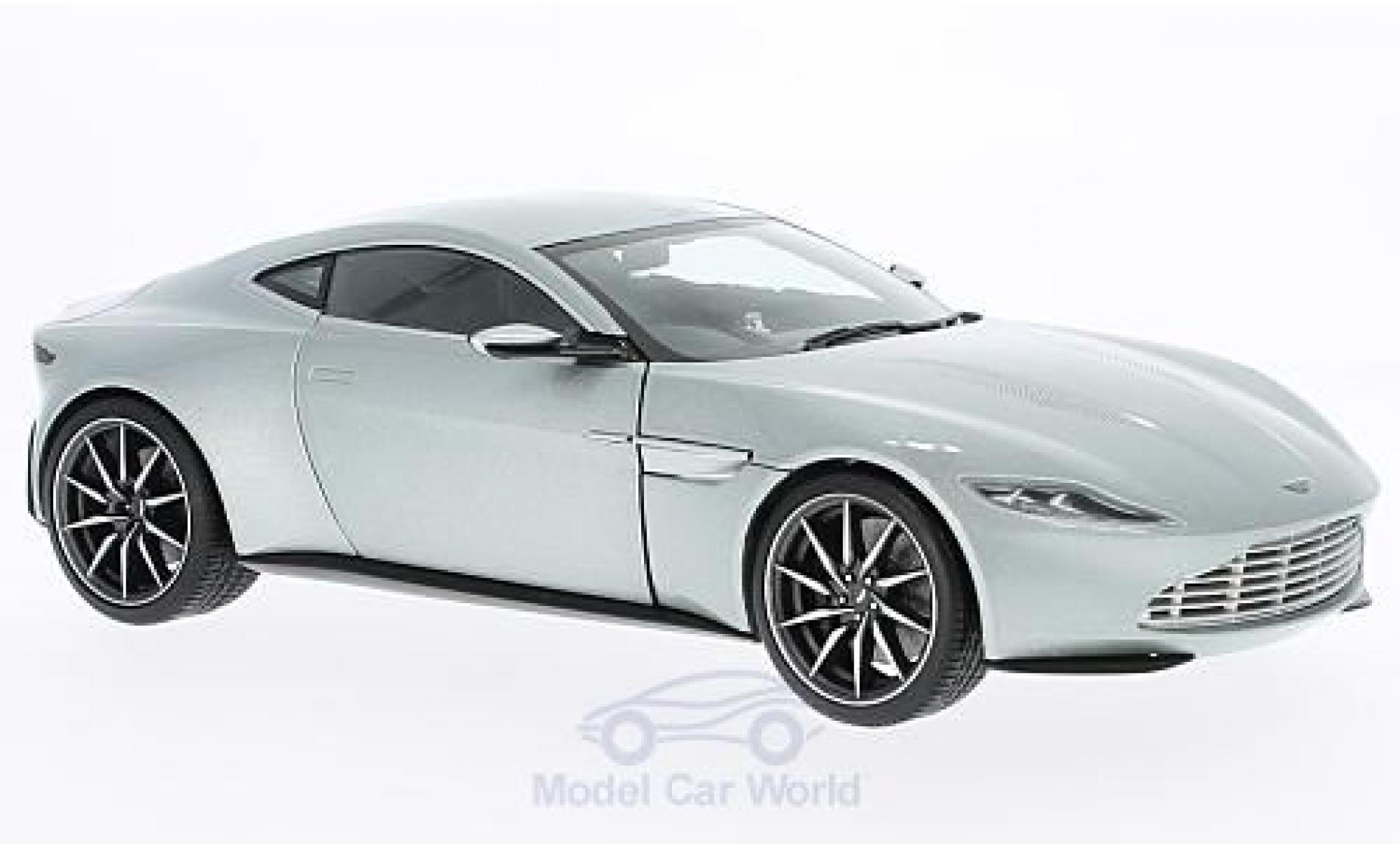 Aston Martin DB10 1/18 Hot Wheels Elite DB 10 grijs RHD James Bond Spectre 2015 ohne Vitrine modelauto