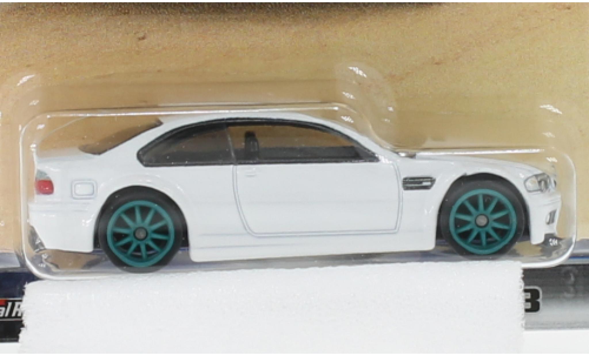 Bmw M3 1/64 Hot Wheels Premium (E46) wit rapide & Furious modelauto