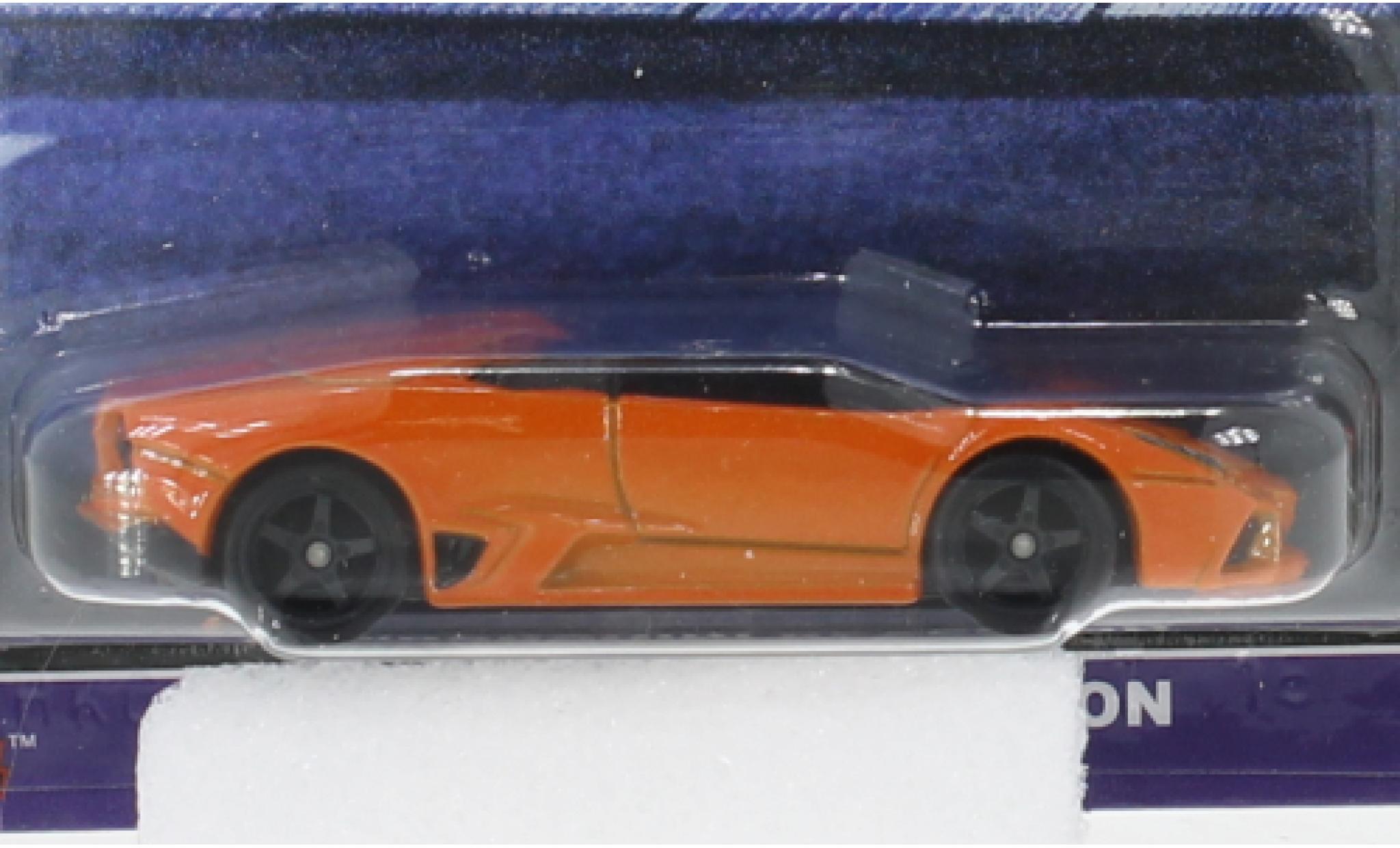 Lamborghini Reventon 1/64 Hot Wheels Premium Roadster metallic oranje 1:64 modelauto