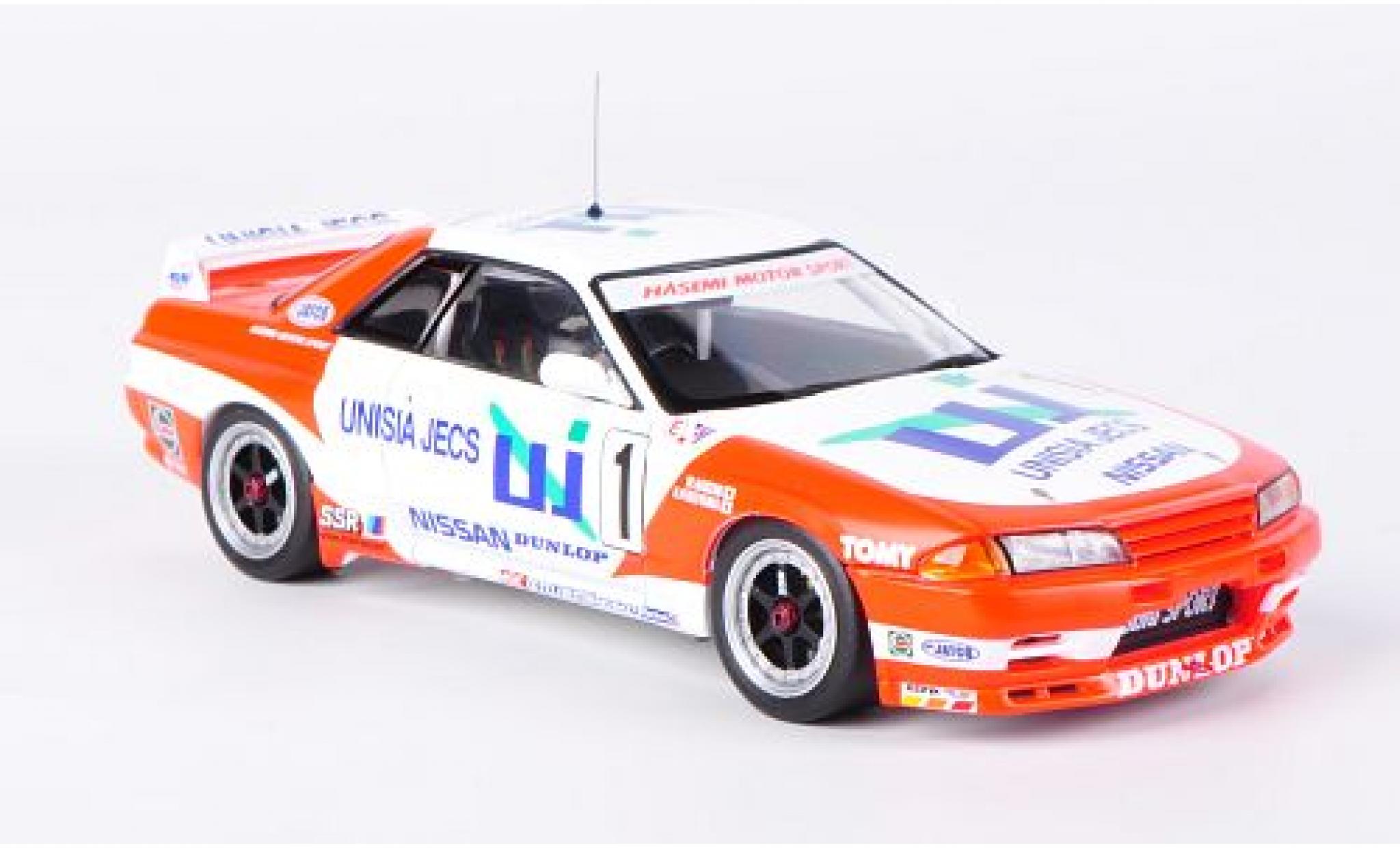 Nissan Skyline 1/43 HPI GT-R (R32) No.1 Unisia Jecs JTC Mine 1993 M.Hasemi/H.Fukuyama modelauto