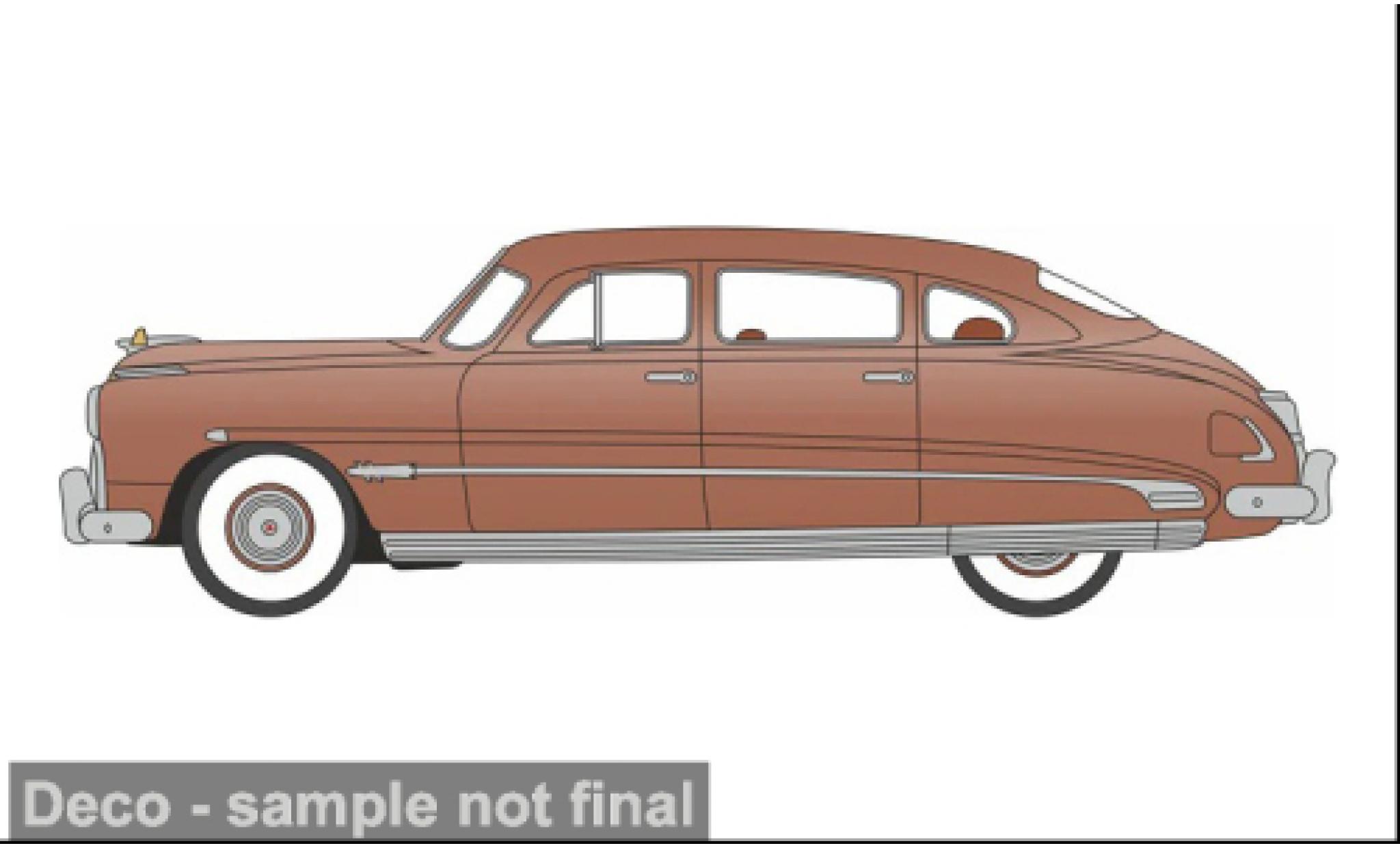 Hudson Hornet 1/87 Oxford bruin 1951 1:87 modelauto