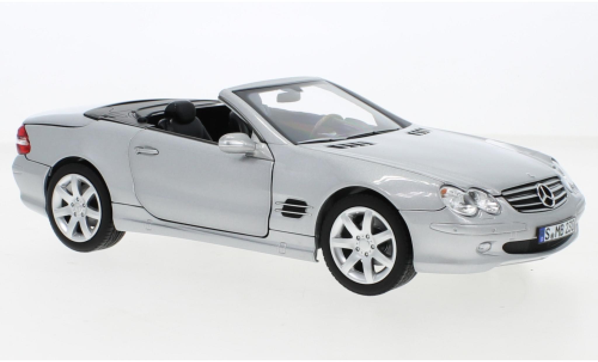 Mercedes Classe SL 1/18 SpecialC SL 500 (R230) grijs 2001 modelauto