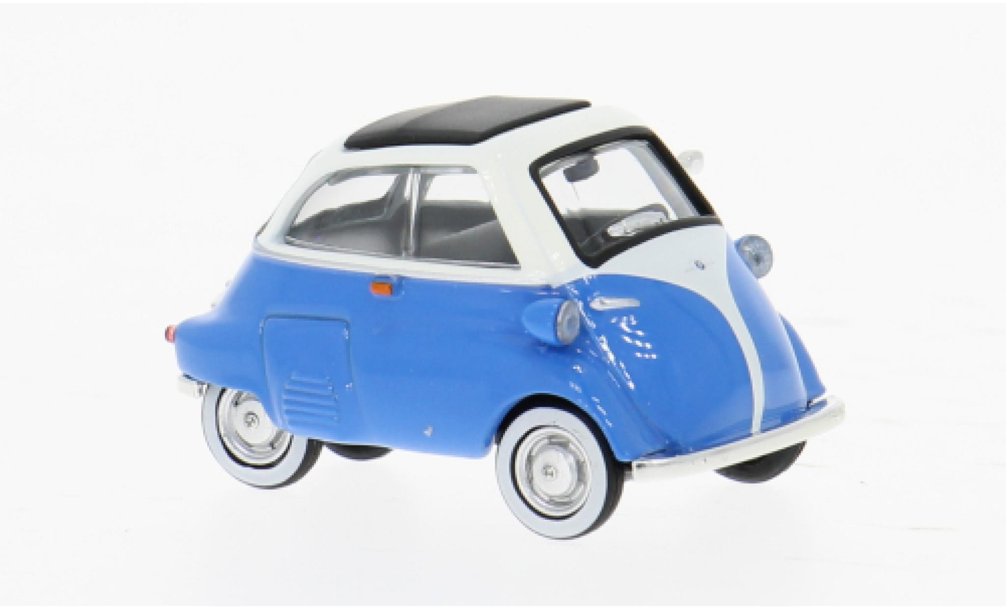 Bmw Isetta 1/64 I Almost Real blauw/wit 1956 1:64 modelauto