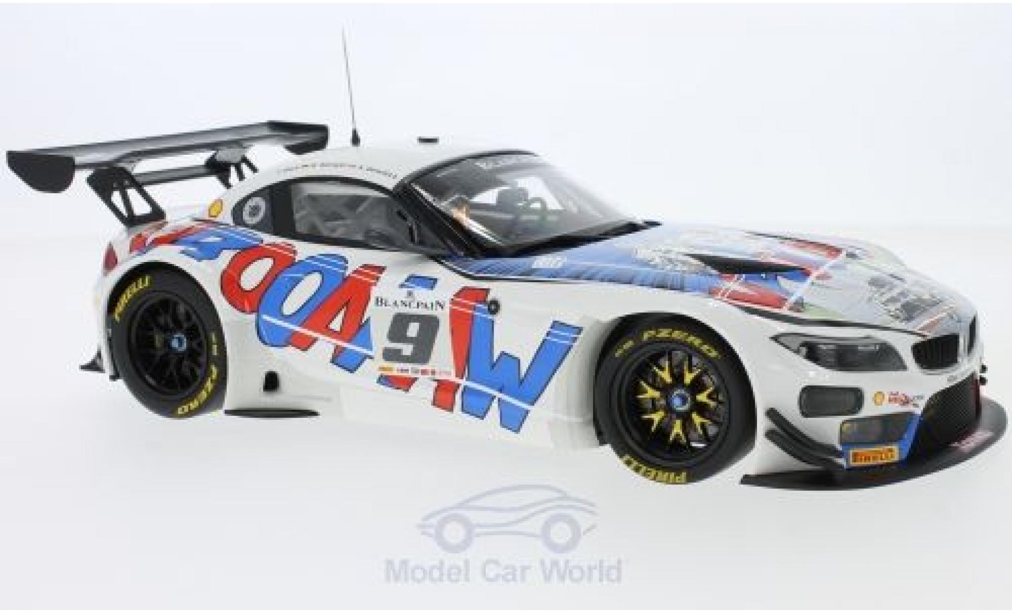 Bmw Z4 1/18 Bmw GT3 No.9 Michel Vaillart Witpain Endurance 24h Spa 2015 A.Zanardi/B.Spengler/T.Glock modelauto