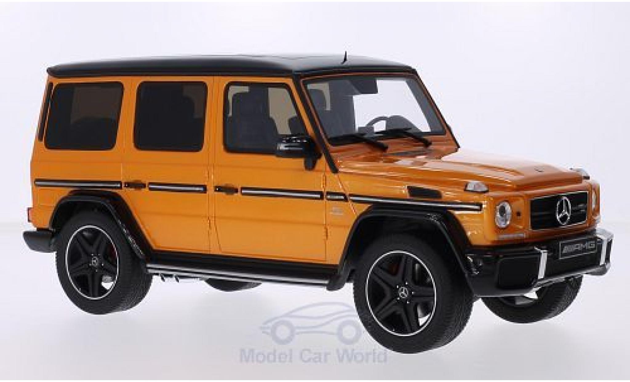 Mercedes Classe G 1/18 GT Spirit G63 AMG Crazy Color Edition metallic oranje/zwart modelauto