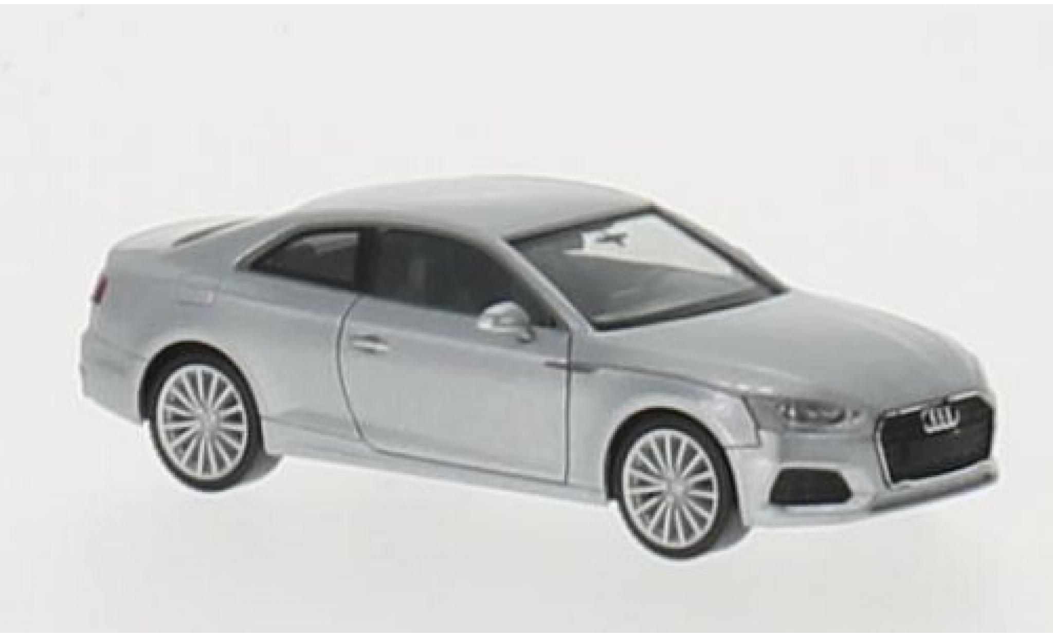 Audi A5 1/87 Herpa Coupe grijs modelauto