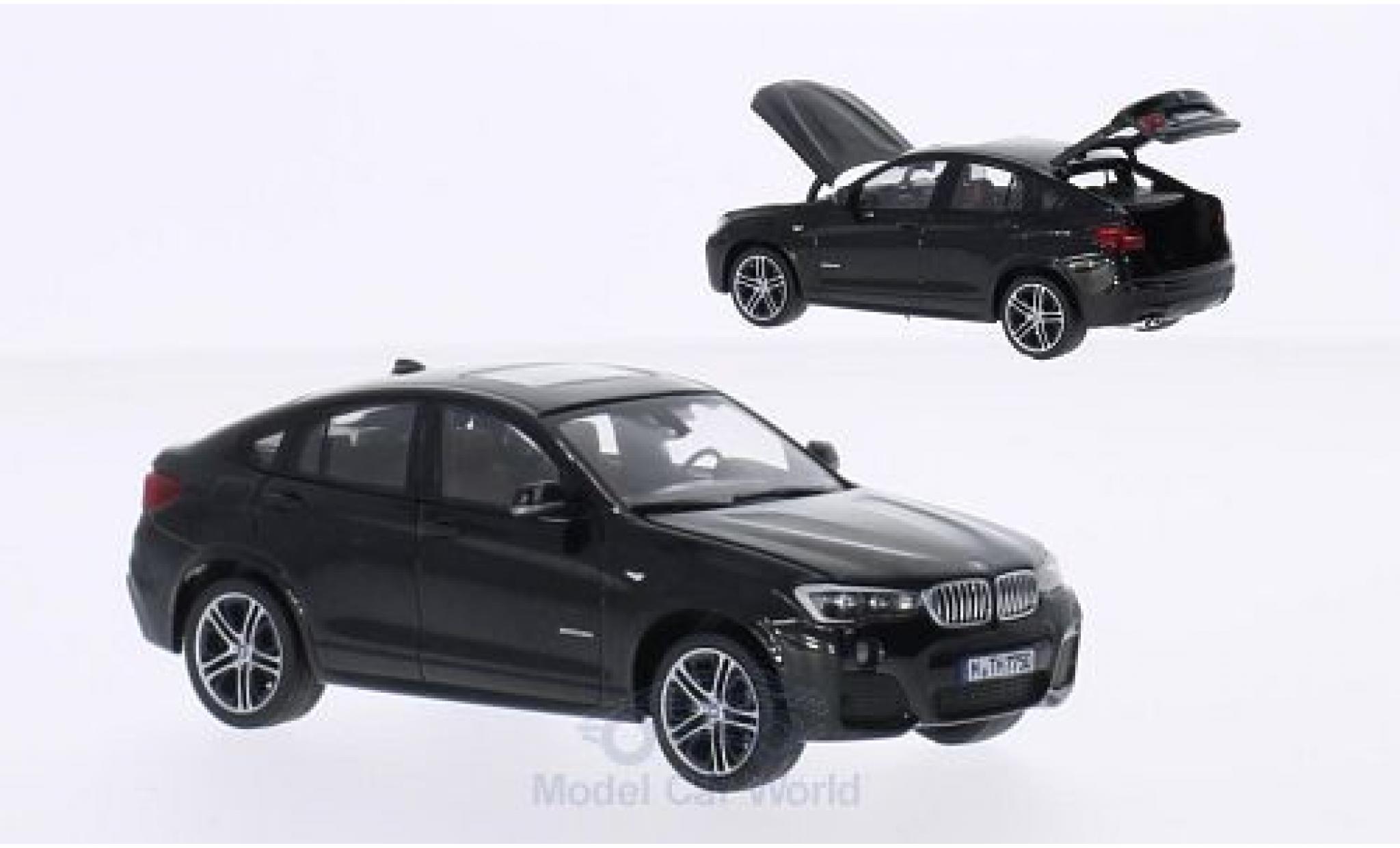 Bmw X4 F26 1/43 Herpa (F26) metallic zwart 2015 modelauto
