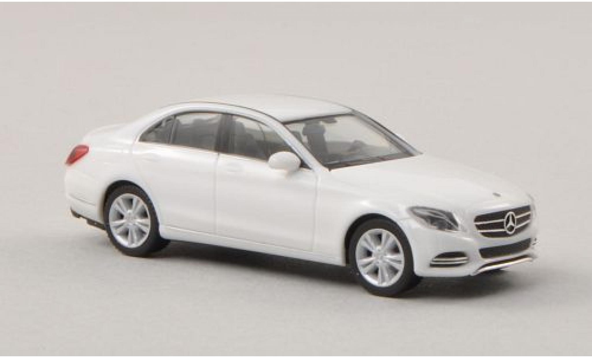 Mercedes Classe C 1/87 Herpa (W205) wit 2014 modelauto