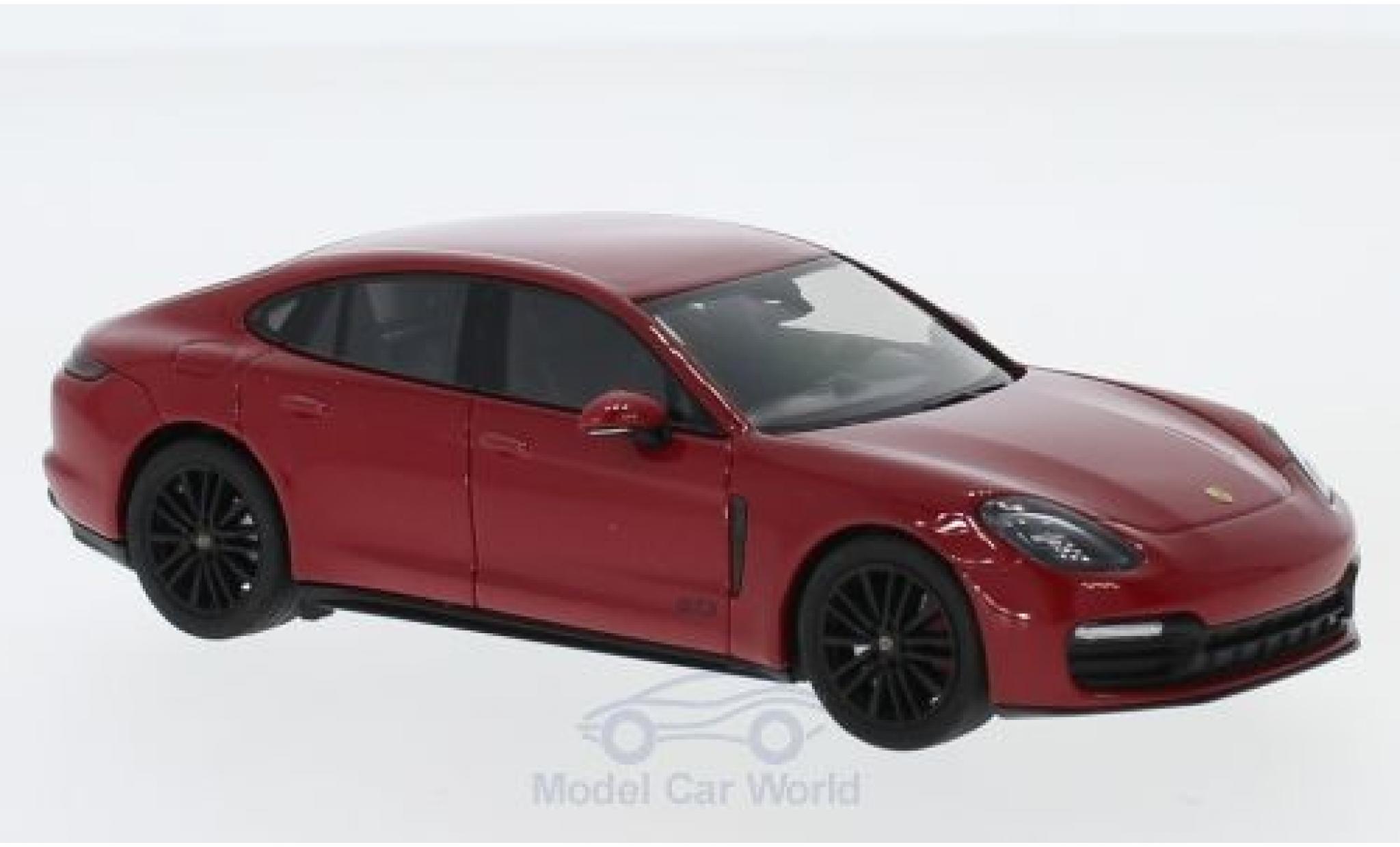 Porsche Panamera GTS 1/43 Herpa GTS rood modelauto