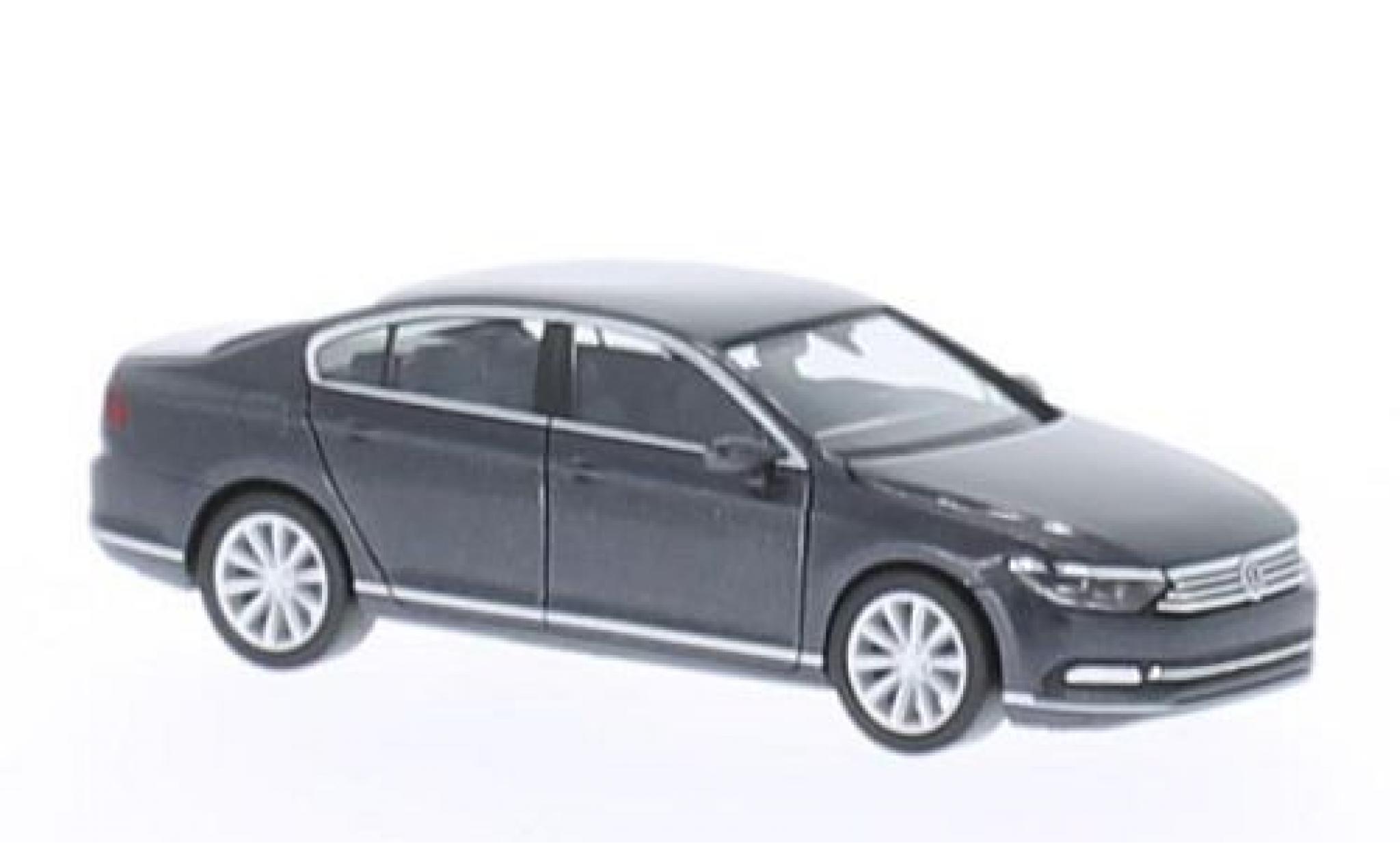 Volkswagen Passat 1/87 Herpa (B8) Sedan metallic grijs 2014 modelauto