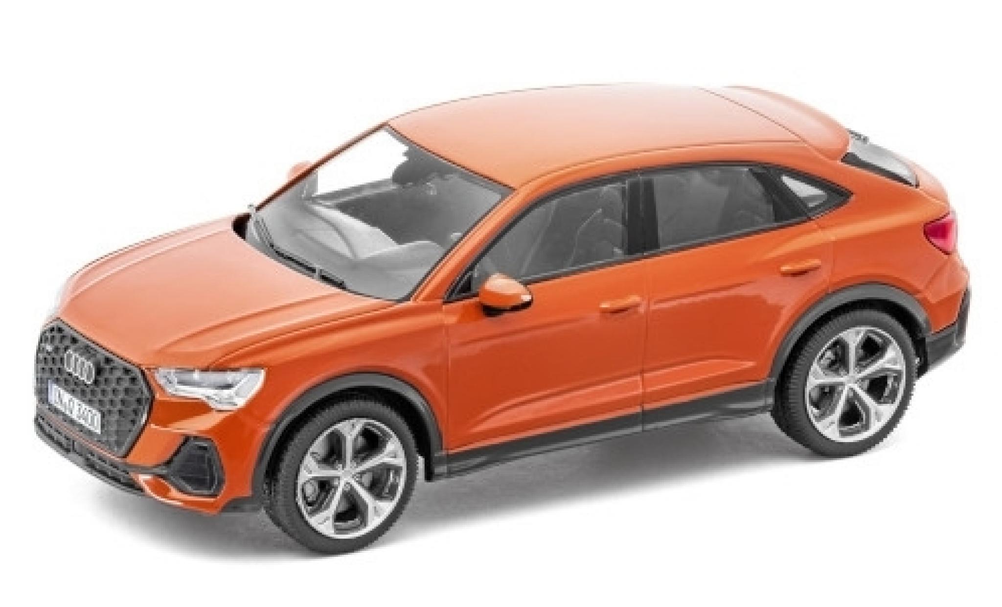 Audi Q3 1/43 iScale Sportback (F3) metallic oranje 2020 modelauto