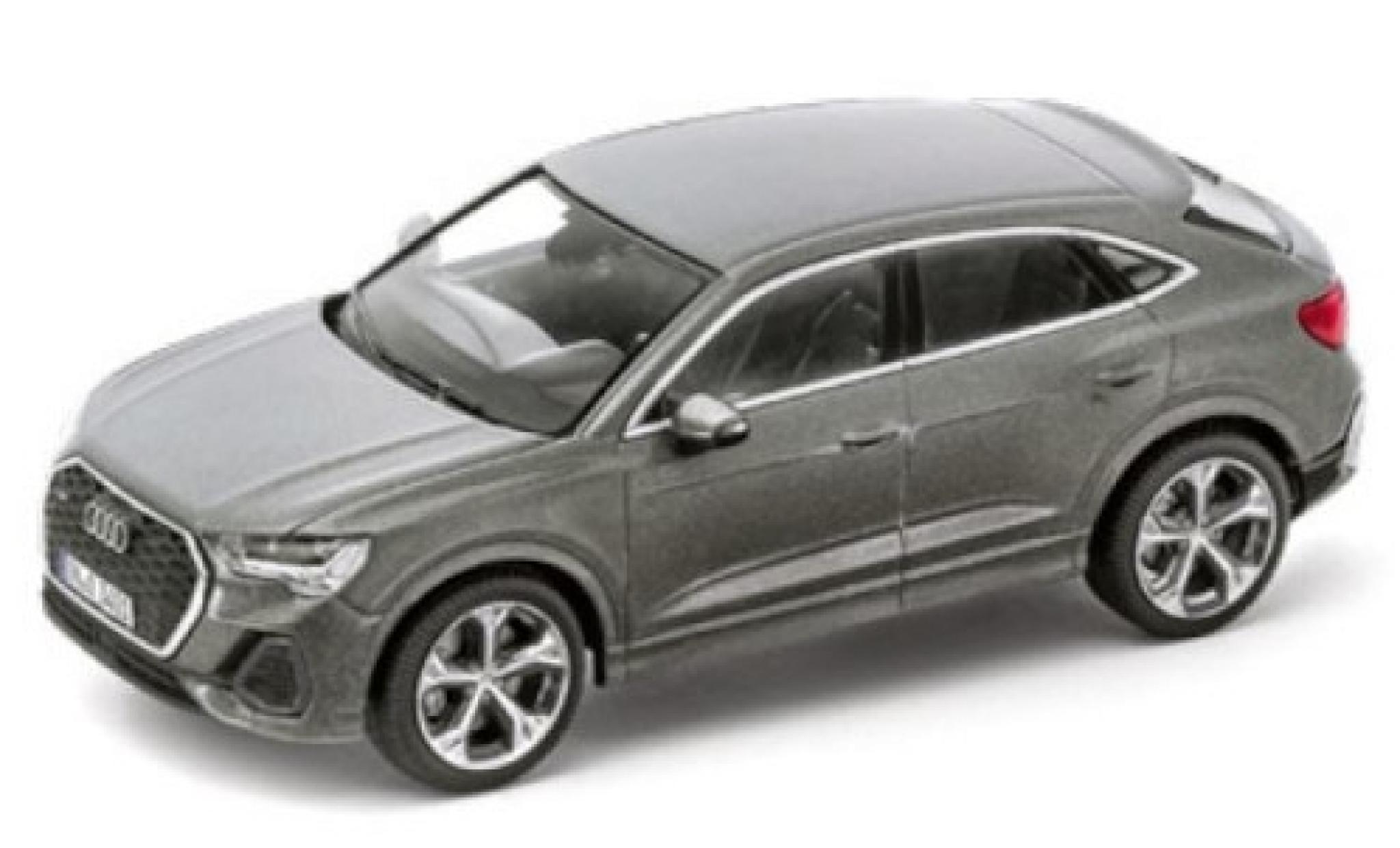 Audi Q3 1/43 iScale Sportback (F3) metallic grijs 2020 modelauto