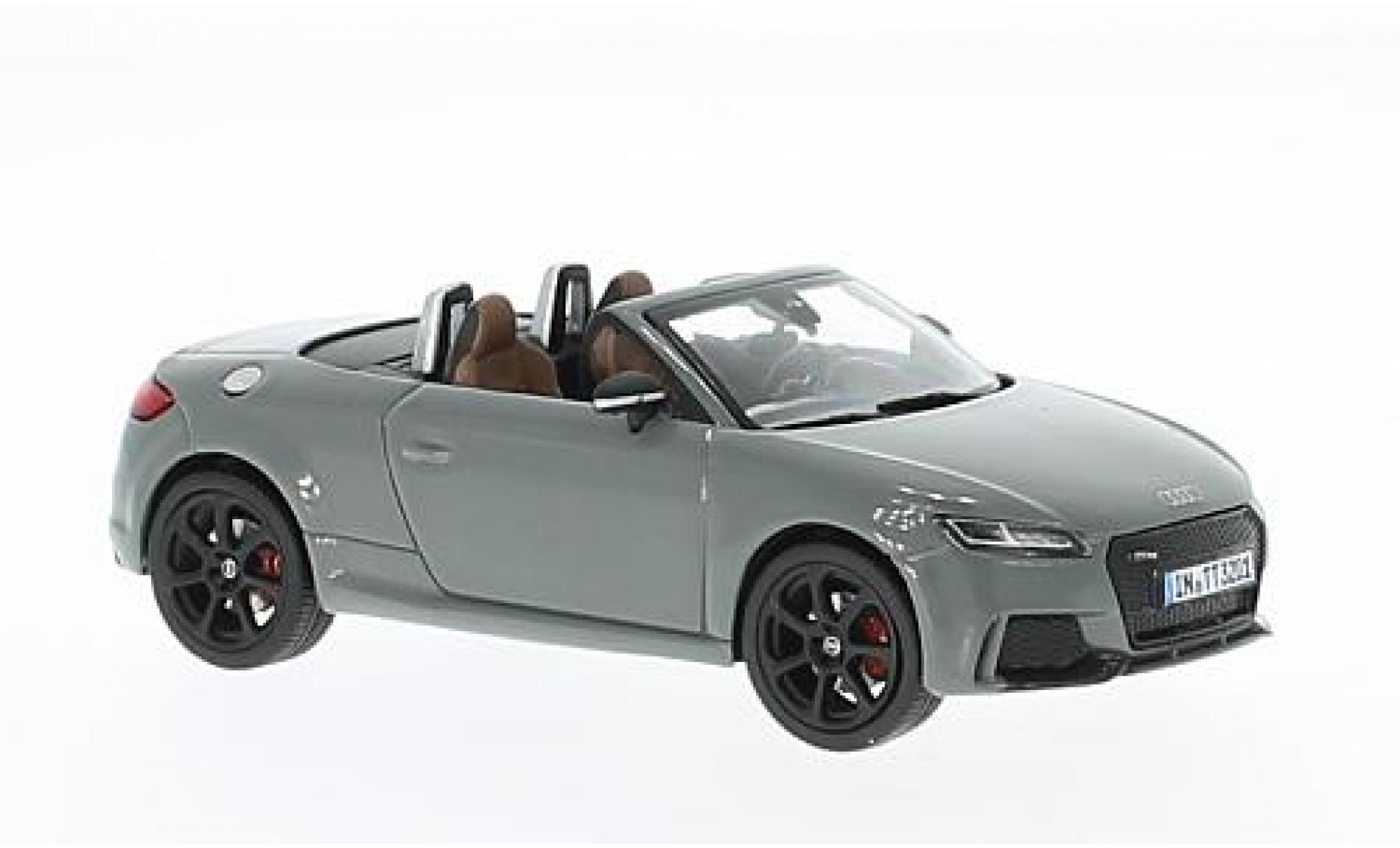 Audi TT 1/43 iScale RS Roadster grijs 2017 modelauto