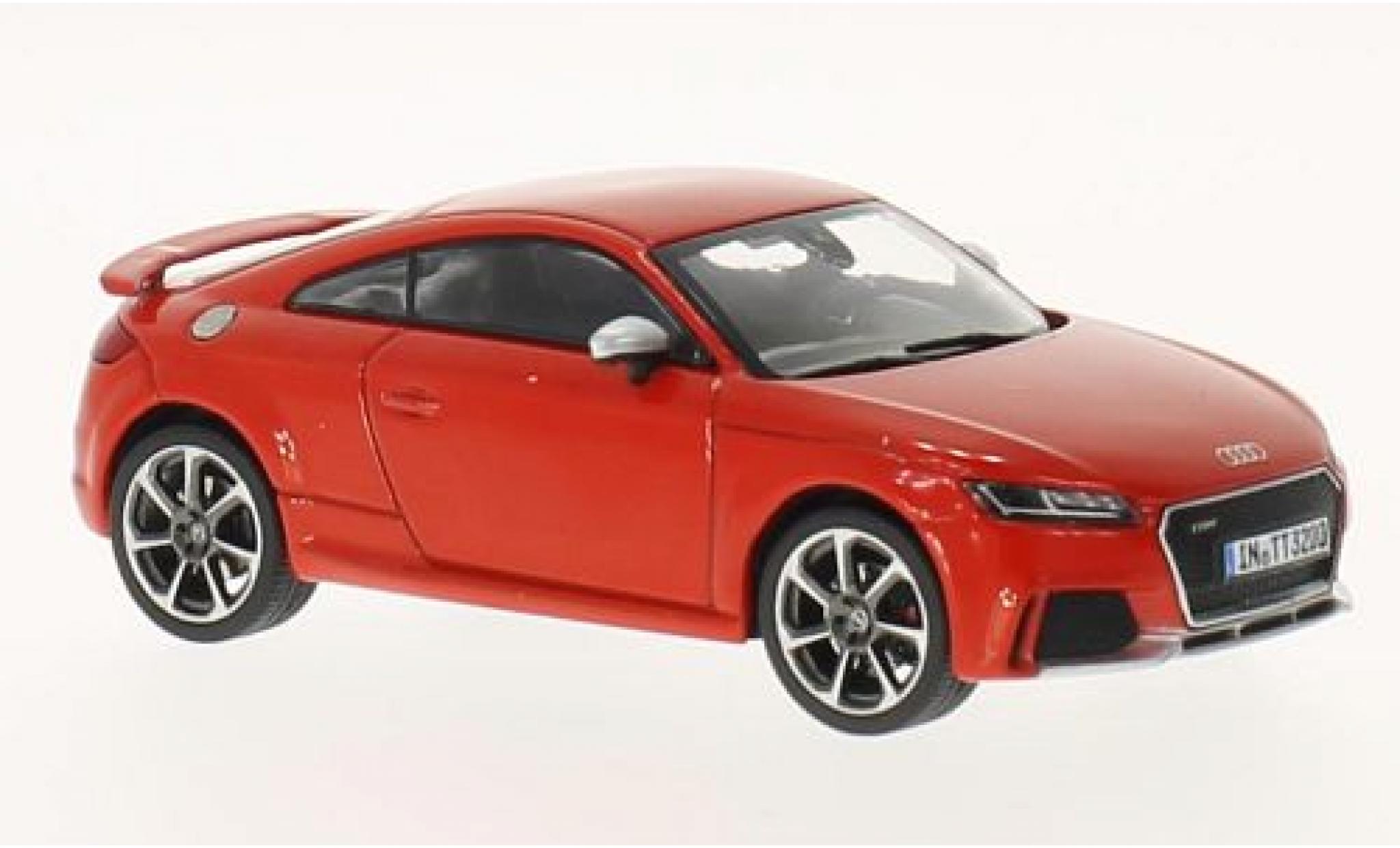 Audi TT 1/43 iScale RS rood 2017 modelauto