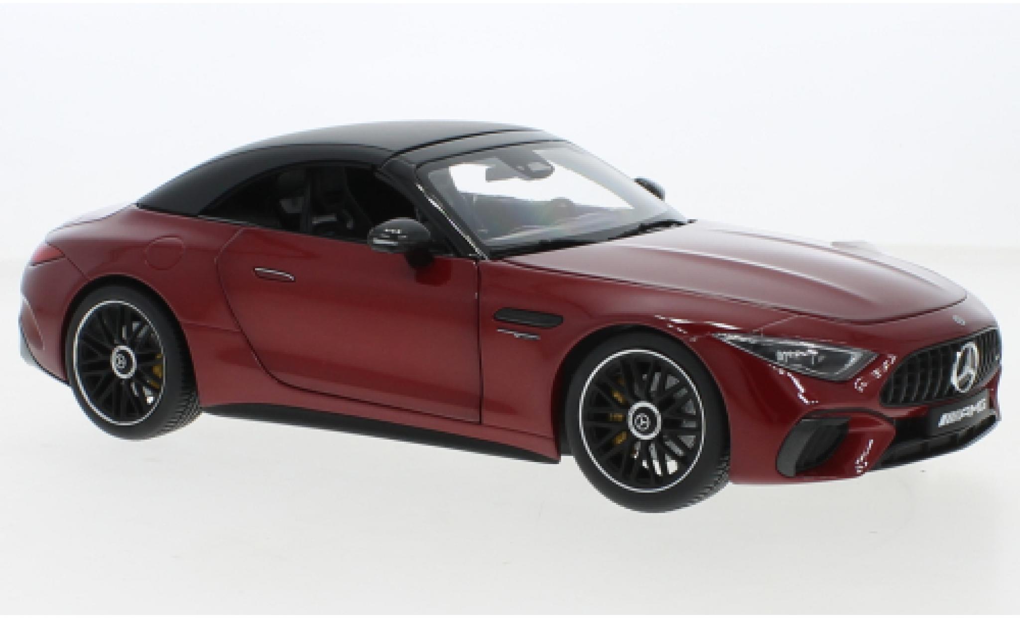 Mercedes Classe SL 1/18 iScale SL 63 AMG (R232) metallic rood 2021 modelauto