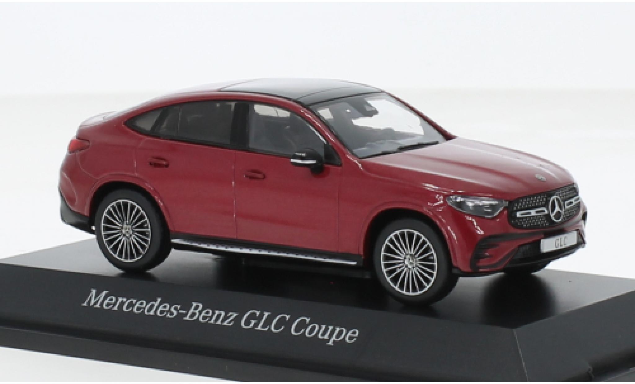 Mercedes Classe GLC 1/43 I iScale GLC Coupe (C254) metallic rood 1:43 modelauto