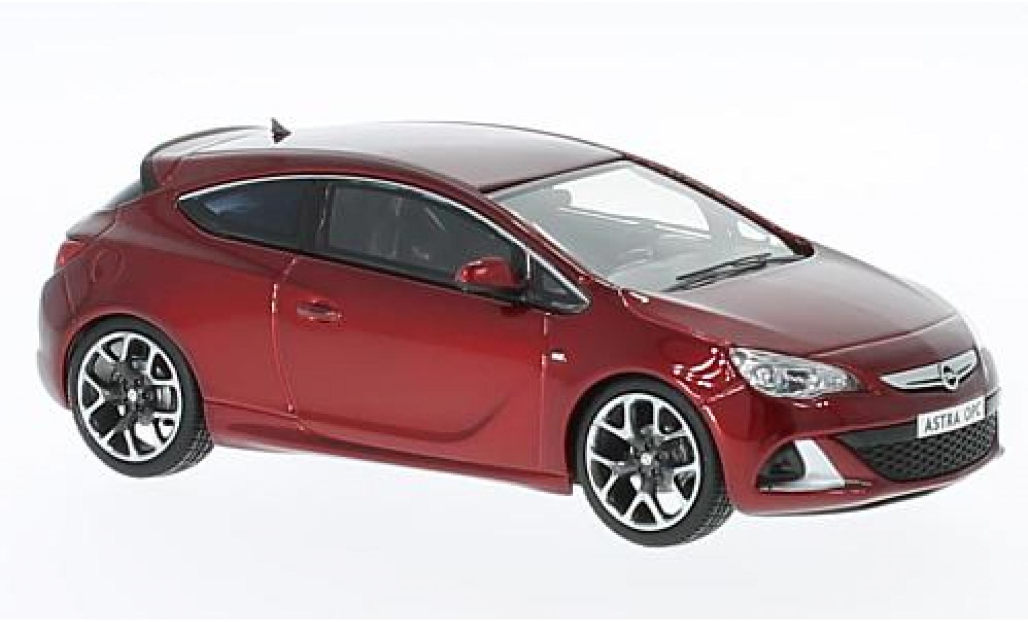 Opel Astra 1/43 iScale J OPC metallic rood 2006 modelauto