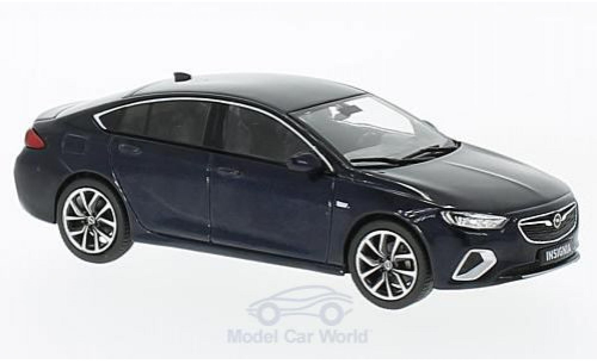 Opel Insignia 1/43 iScale B Grand Sport metallic blauw 2017 modelauto