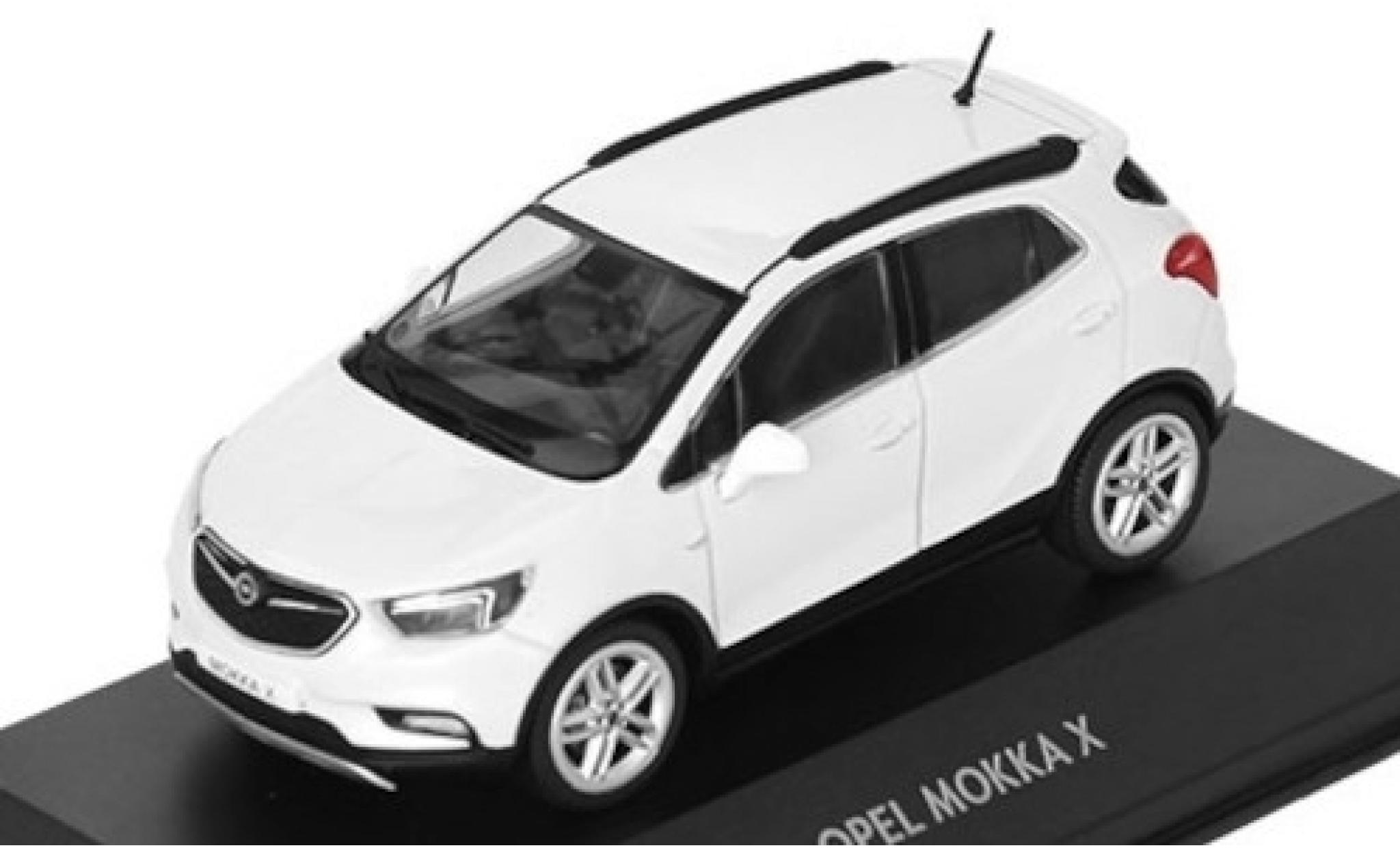 Opel Mokka 1/43 iScale X Turbo metallic wit modelauto