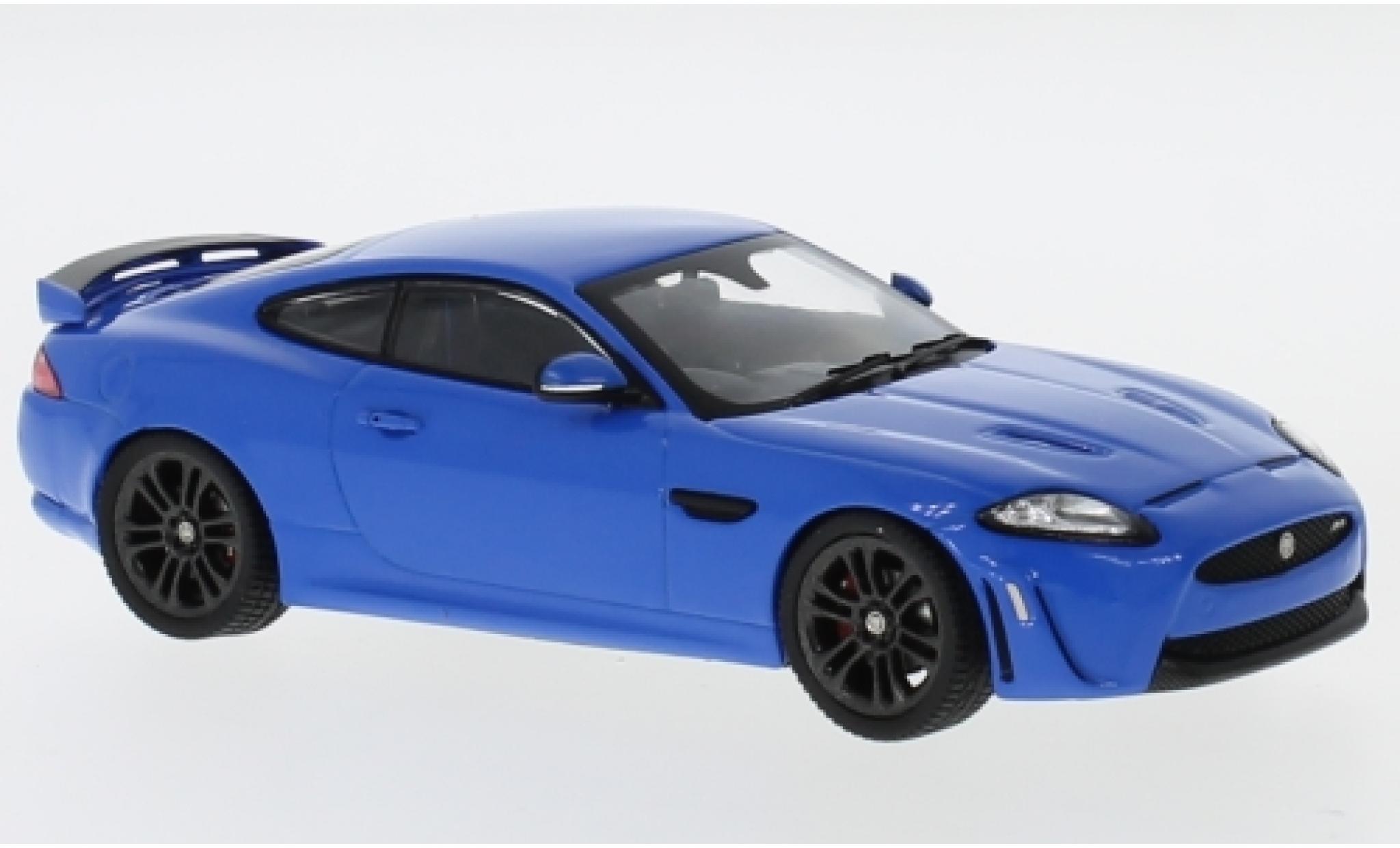 Jaguar XKR 1/43 IXO -S blauw RHD modelauto