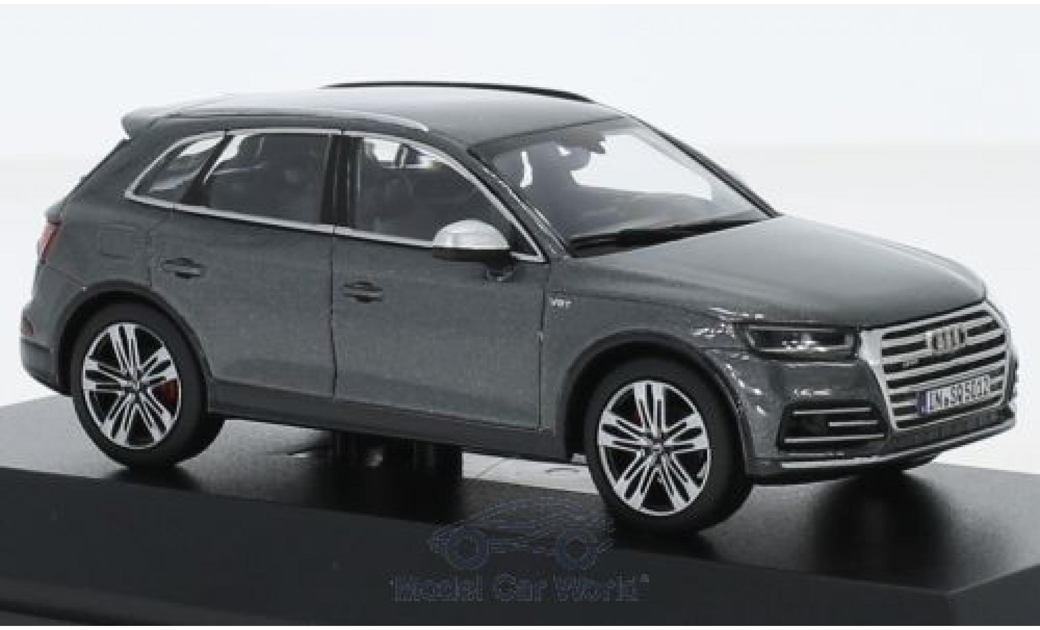 Audi SQ5 1/43 Jadi TFSI metallic grijs 2018 modelauto