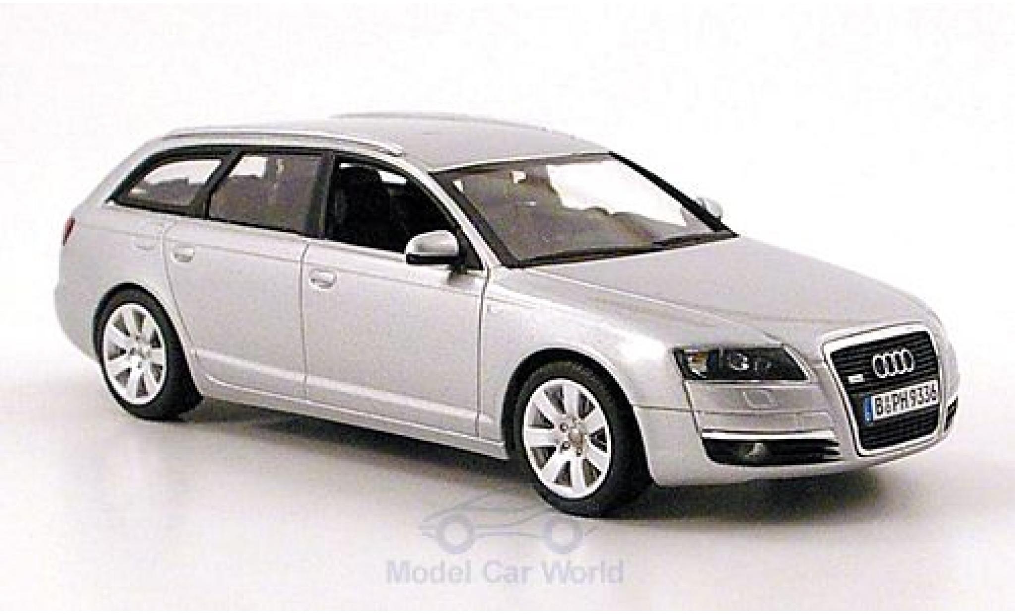 Audi A6 1/43 Minichamps Avant (C6) grijs 2004 modelauto
