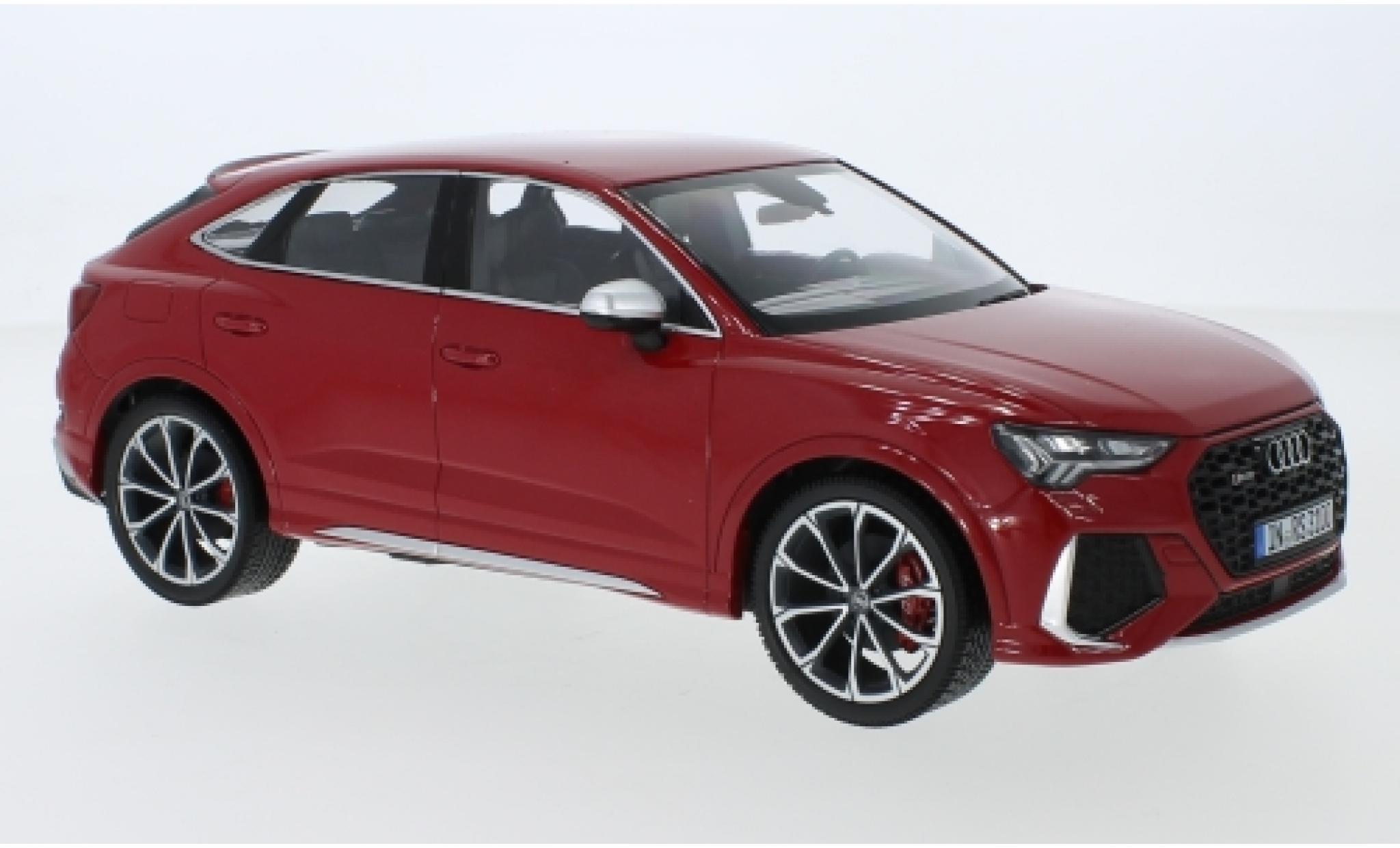 Audi RS Q3 1/18 Minichamps Sportback (F3) metallic rood 2020 modelauto